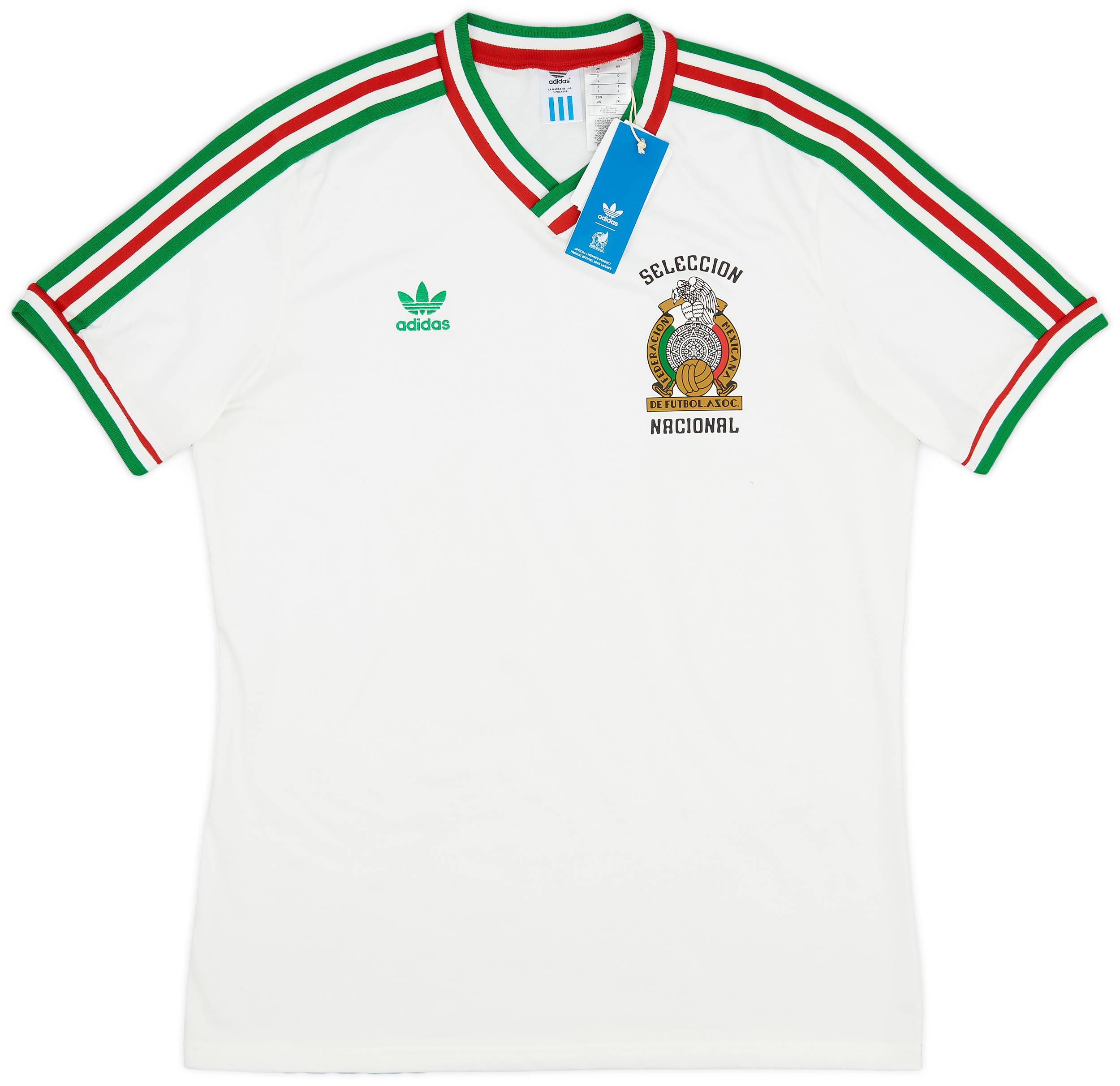 1985 Mexico adidas Originals Reissue Away Shirt