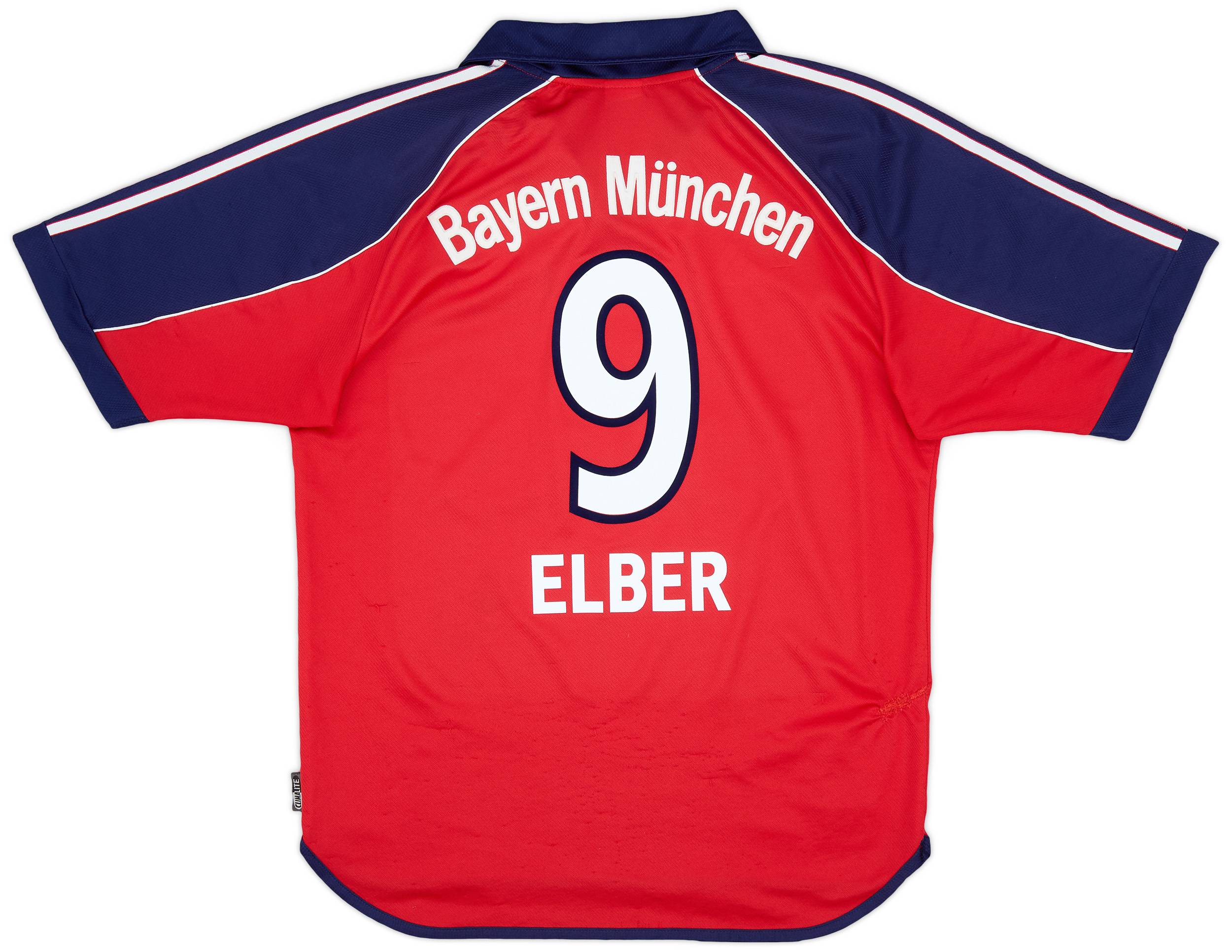 1999-01 Bayern Munich Home Shirt Elber #9 - 6/10 - (M)
