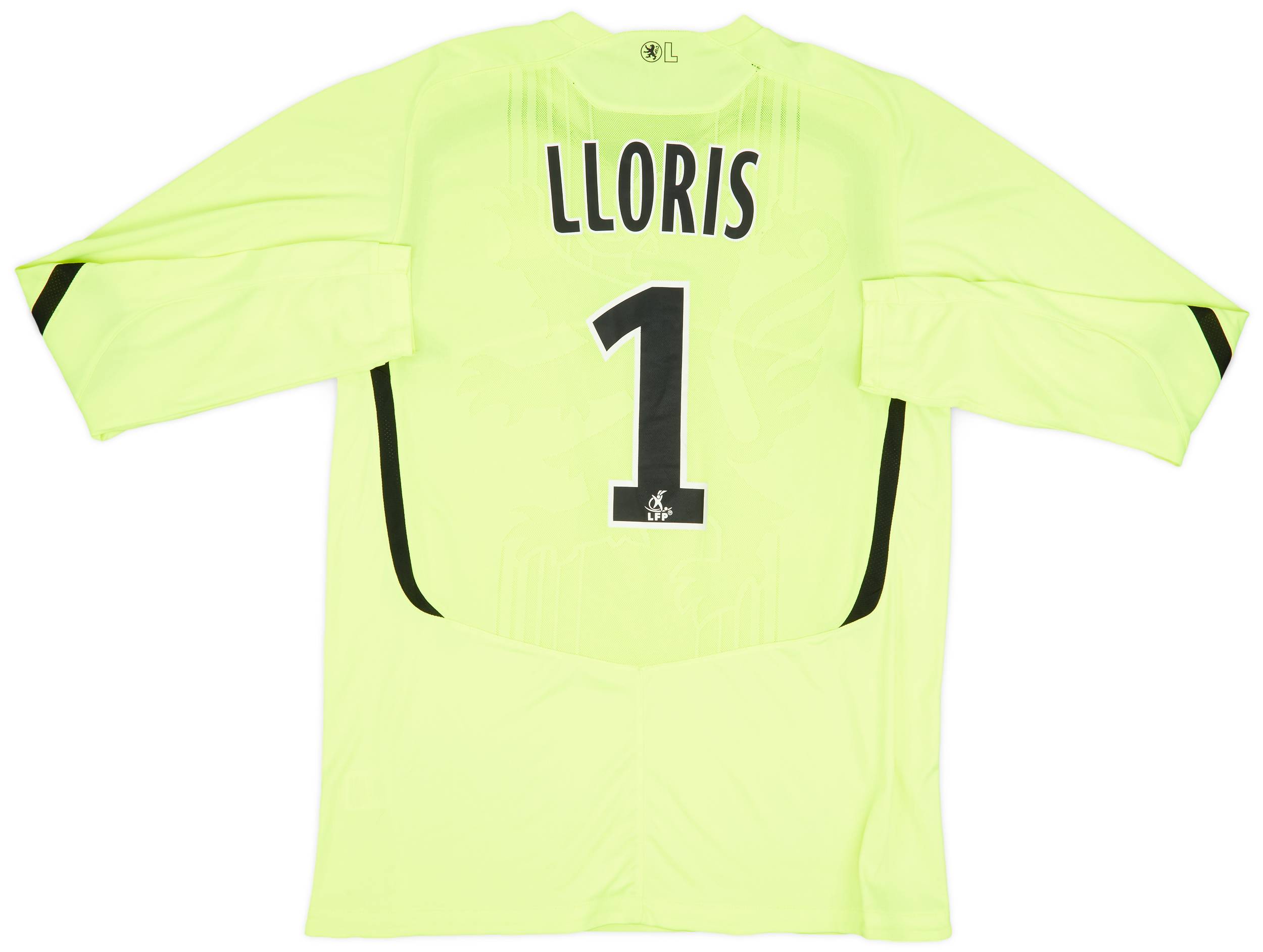 2009-10 Lyon GK Shirt Lloris #1 - 8/10 - (M)