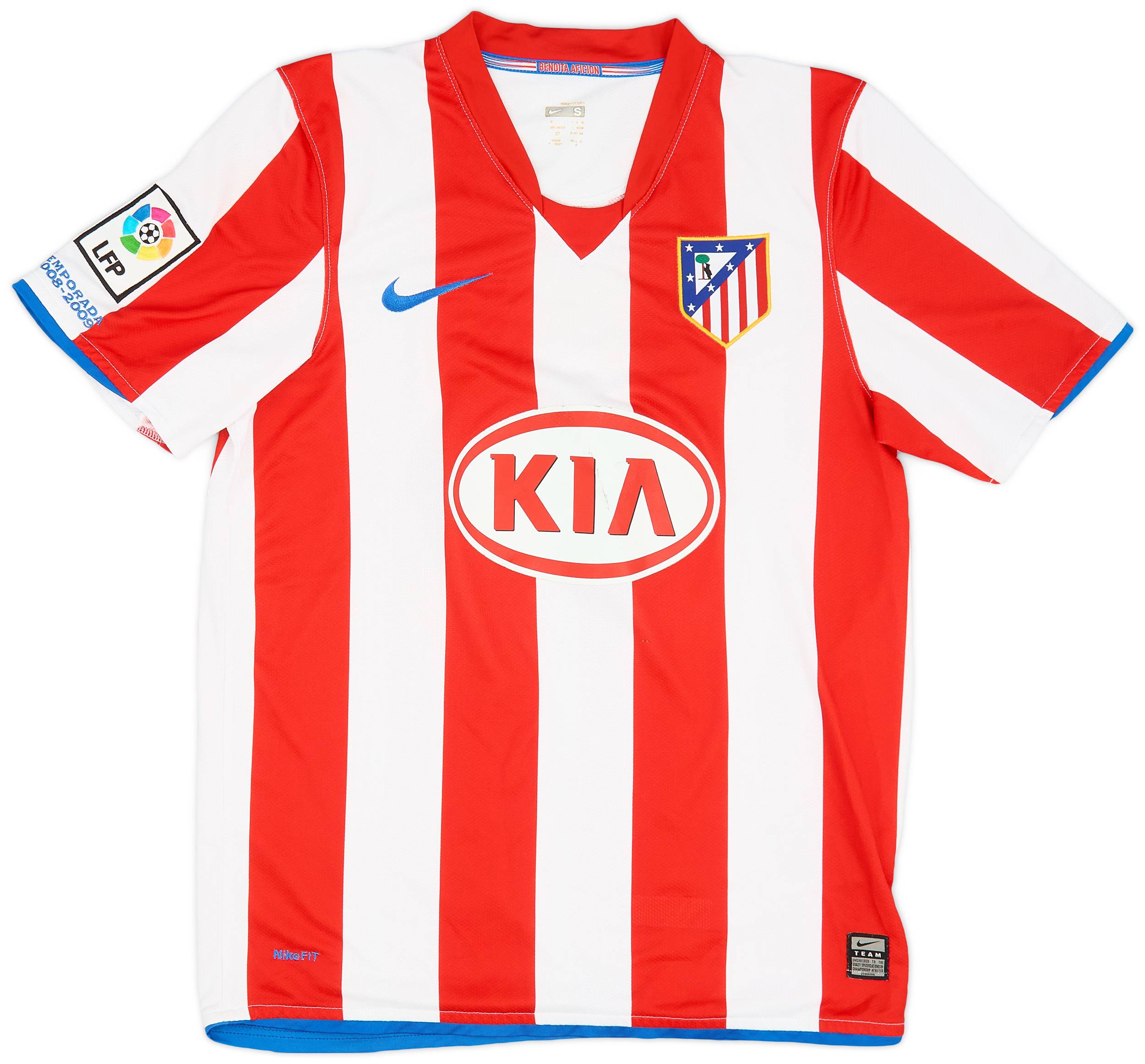 2008-09 Atletico Madrid Home Shirt - 6/10 - (S)