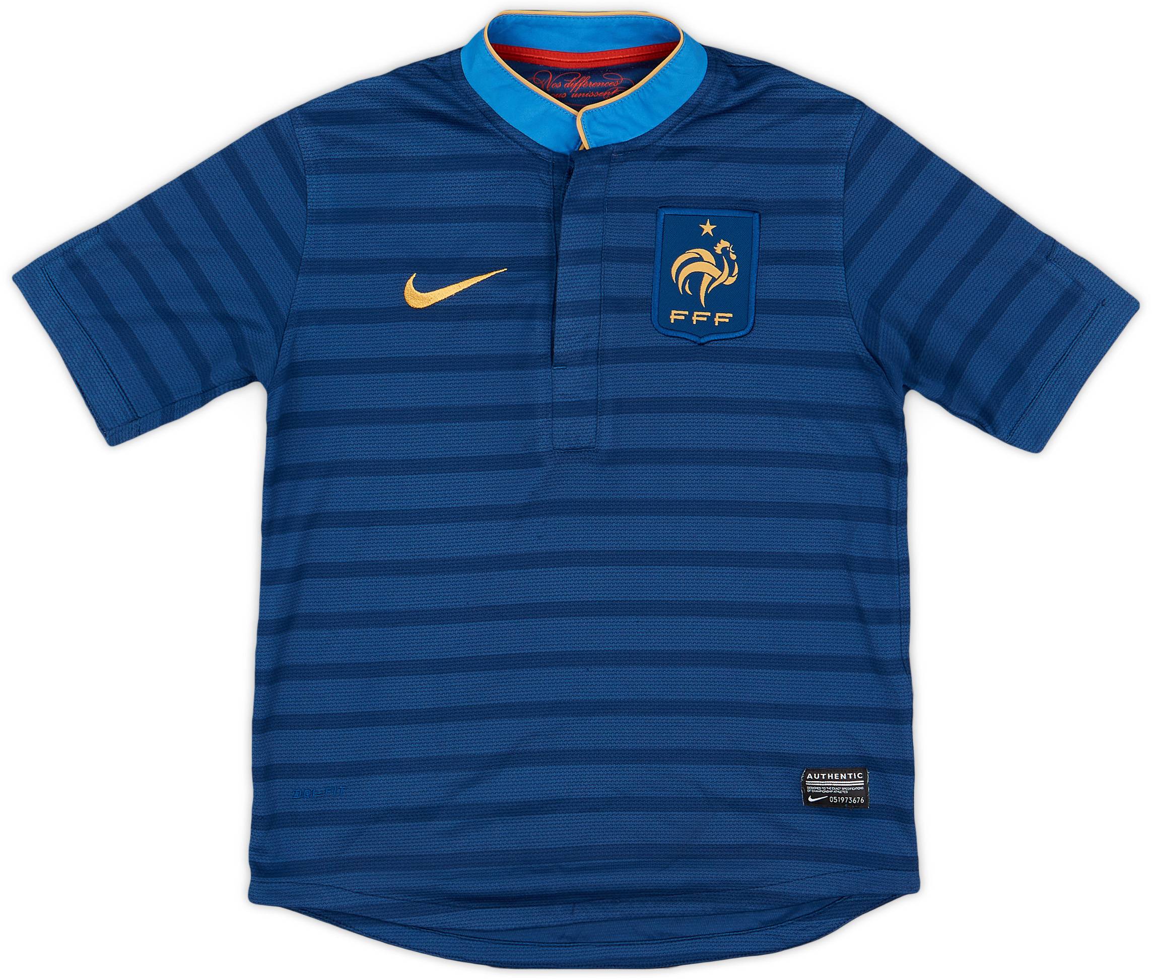 2012-13 France Home Shirt - 8/10 - (S.Boys)