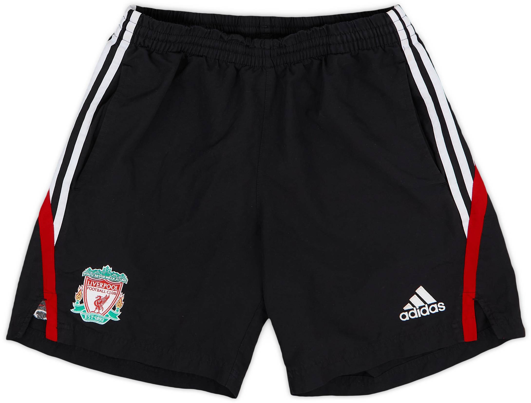 2007-08 Liverpool adidas Training Shorts - 6/10 - (S)