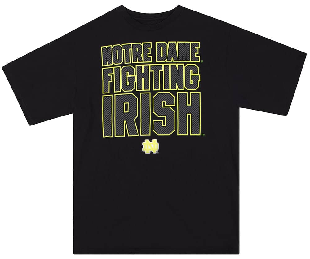2010s Notre Dame Fighting Irish adidas Graphic Tee L