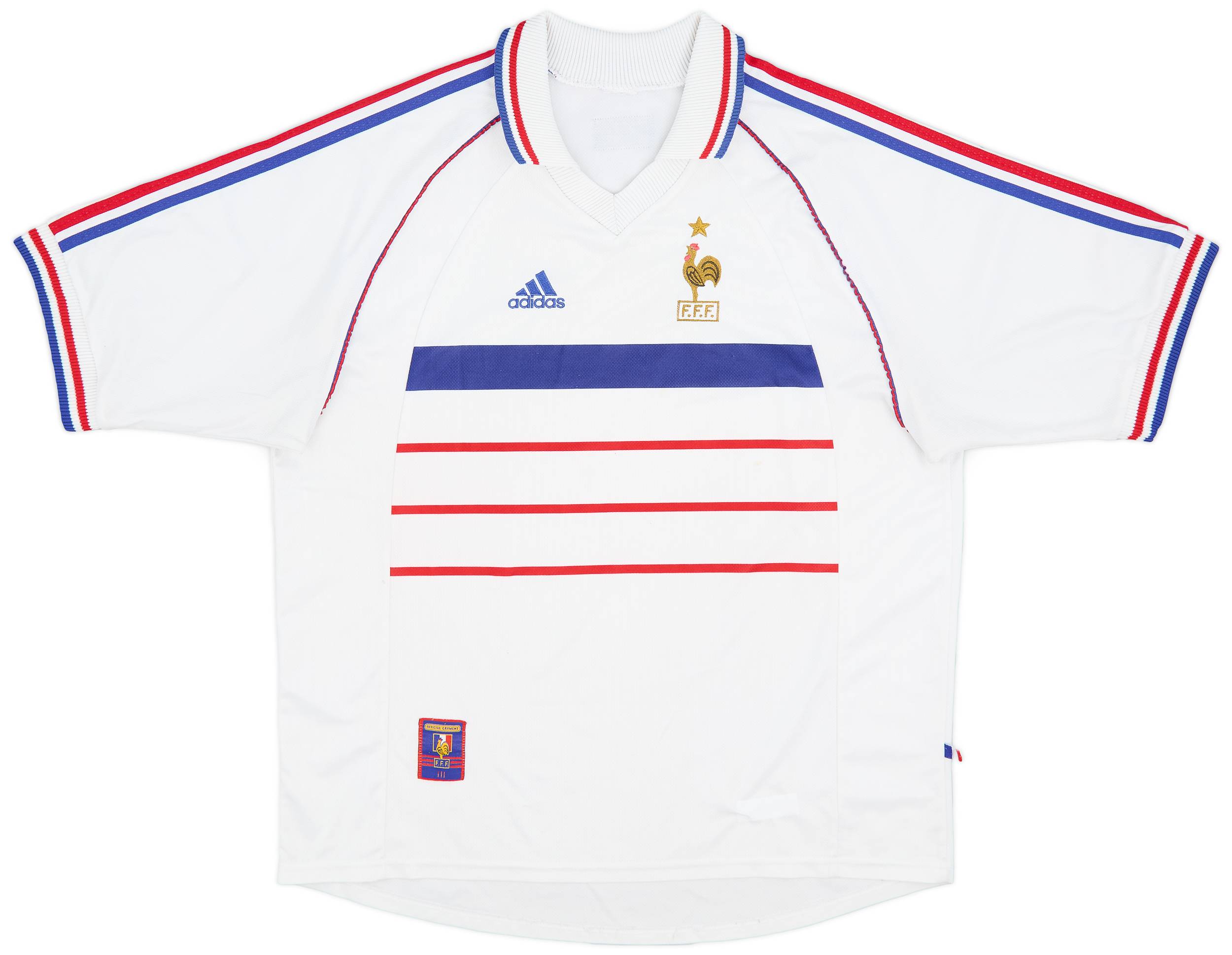 1998 France Away Shirt - 7/10 - (XXL)