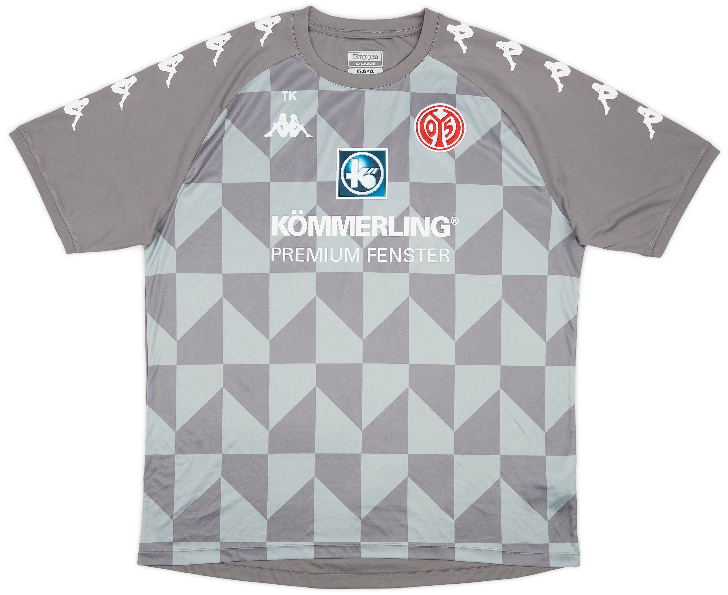 2020-21 Mainz Player Issue Kappa Training Shirt 'TK' - 9/10 - (XXL)