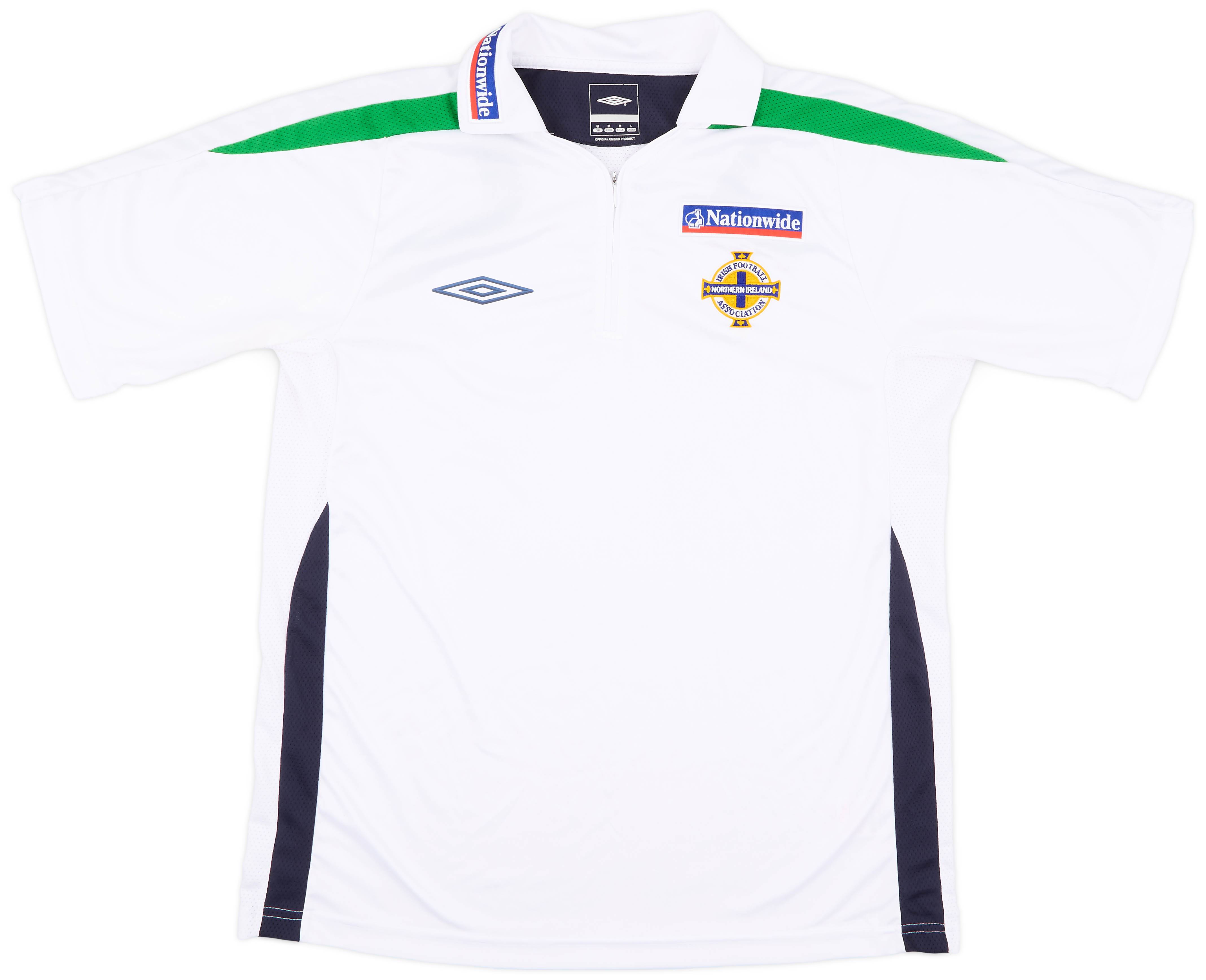 2006-07 Northern Ireland Umbro 1/4 Zip Training Shirt - 7/10 - (M)