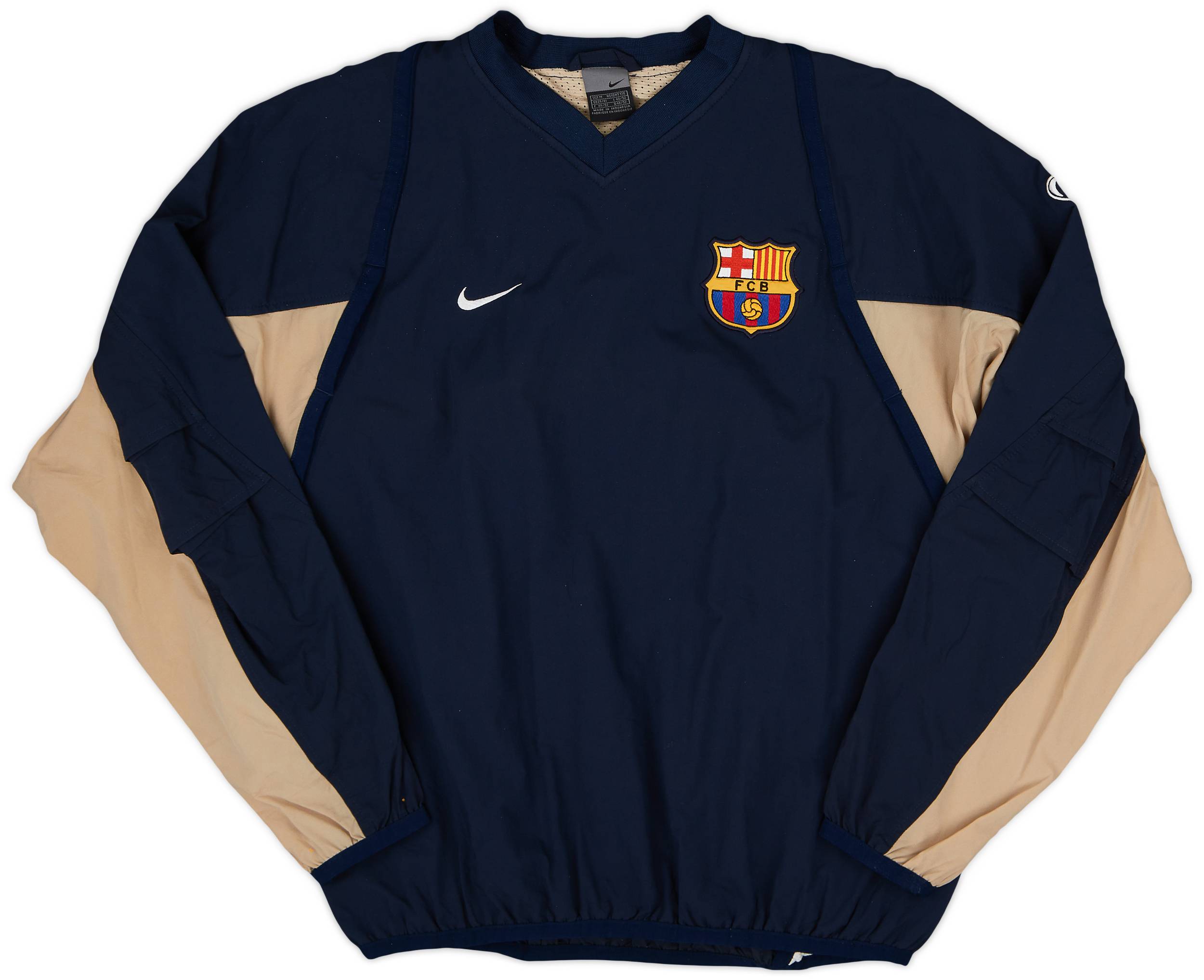 希少 00s FC Barcelona × NIKE セットアップ Nike × Vintage FC Barcelona 00 Nike zip tracksuit soccer