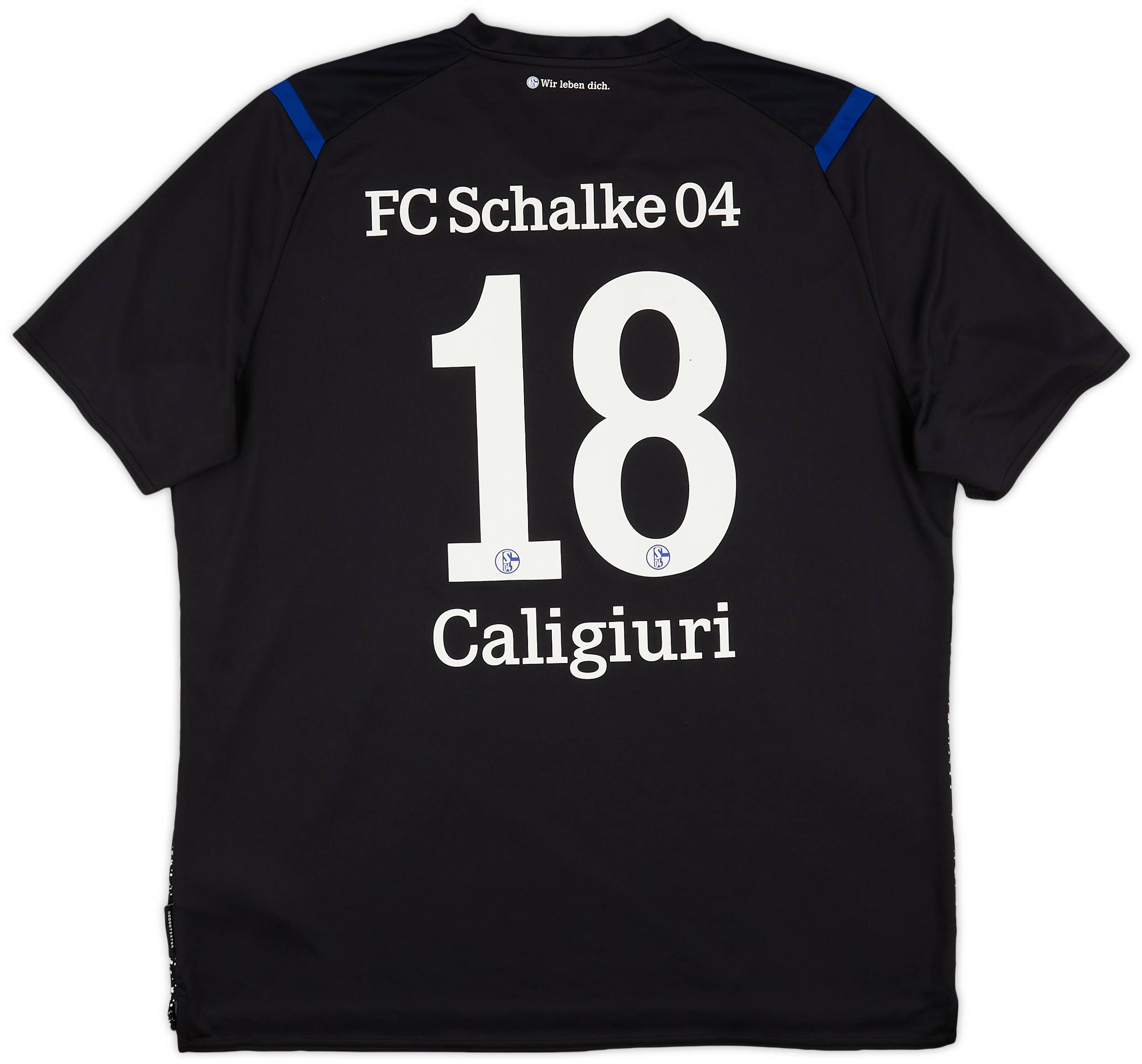 2019-20 Schalke Third Shirt Caligiuri #18 - 8/10 - (3XL)