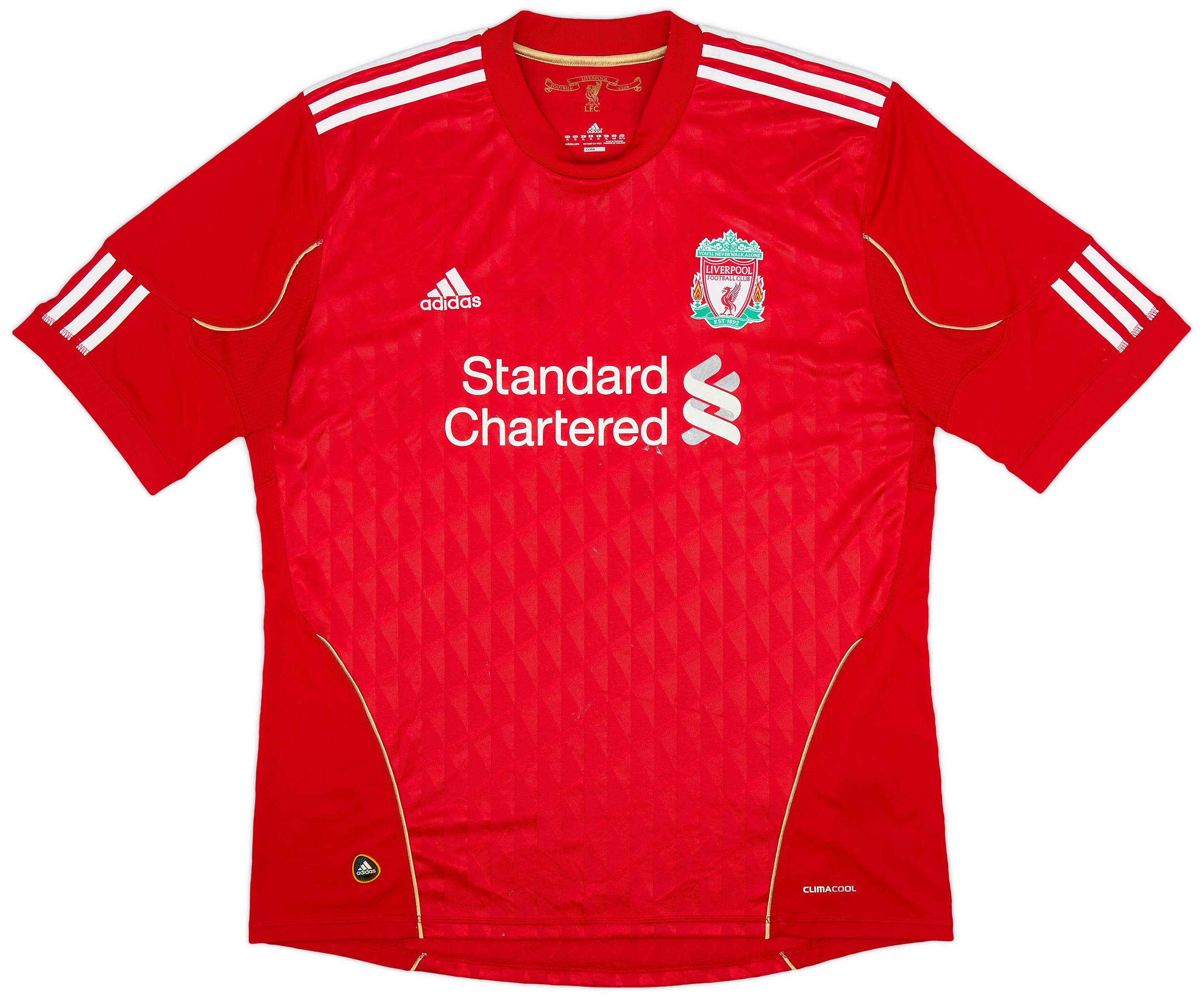 2010-12 Liverpool Home Shirt - 5/10 - (XL)