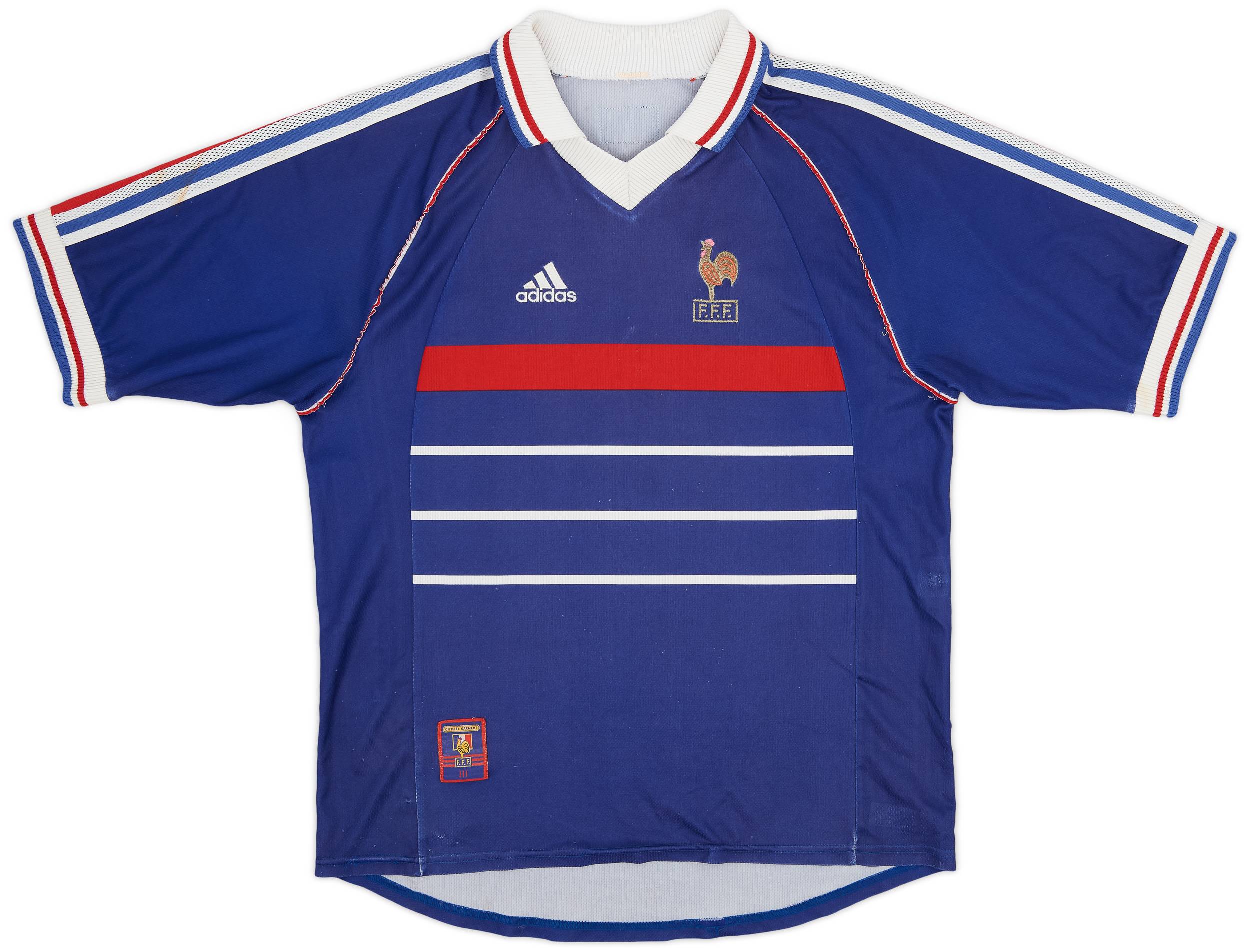 1998-00 France Home Shirt - 5/10 - (L)