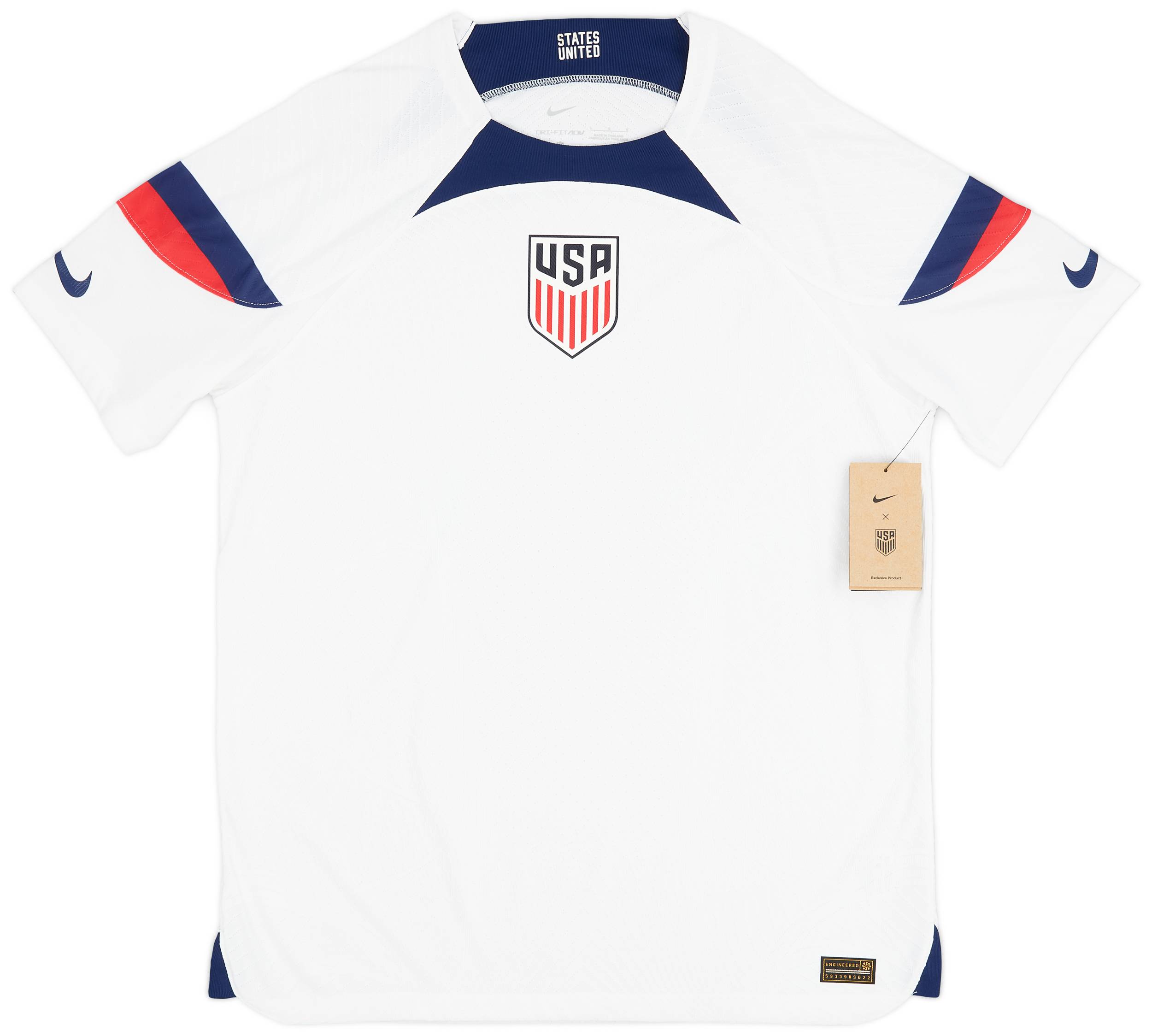 2022 23 USA Authentic Home Shirt