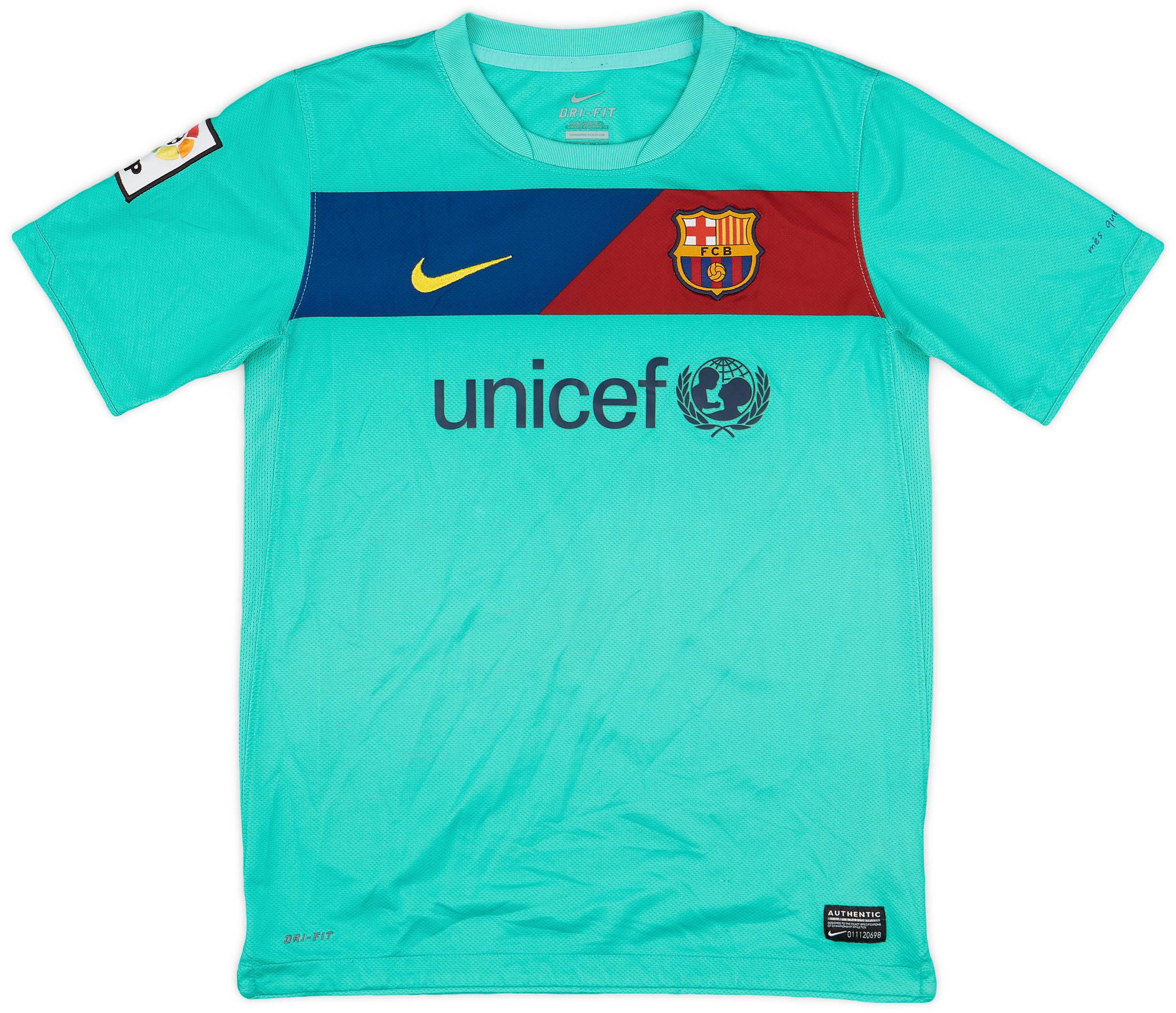 2010-11 Barcelona Away Shirt - 7/10 - (L.Boys)