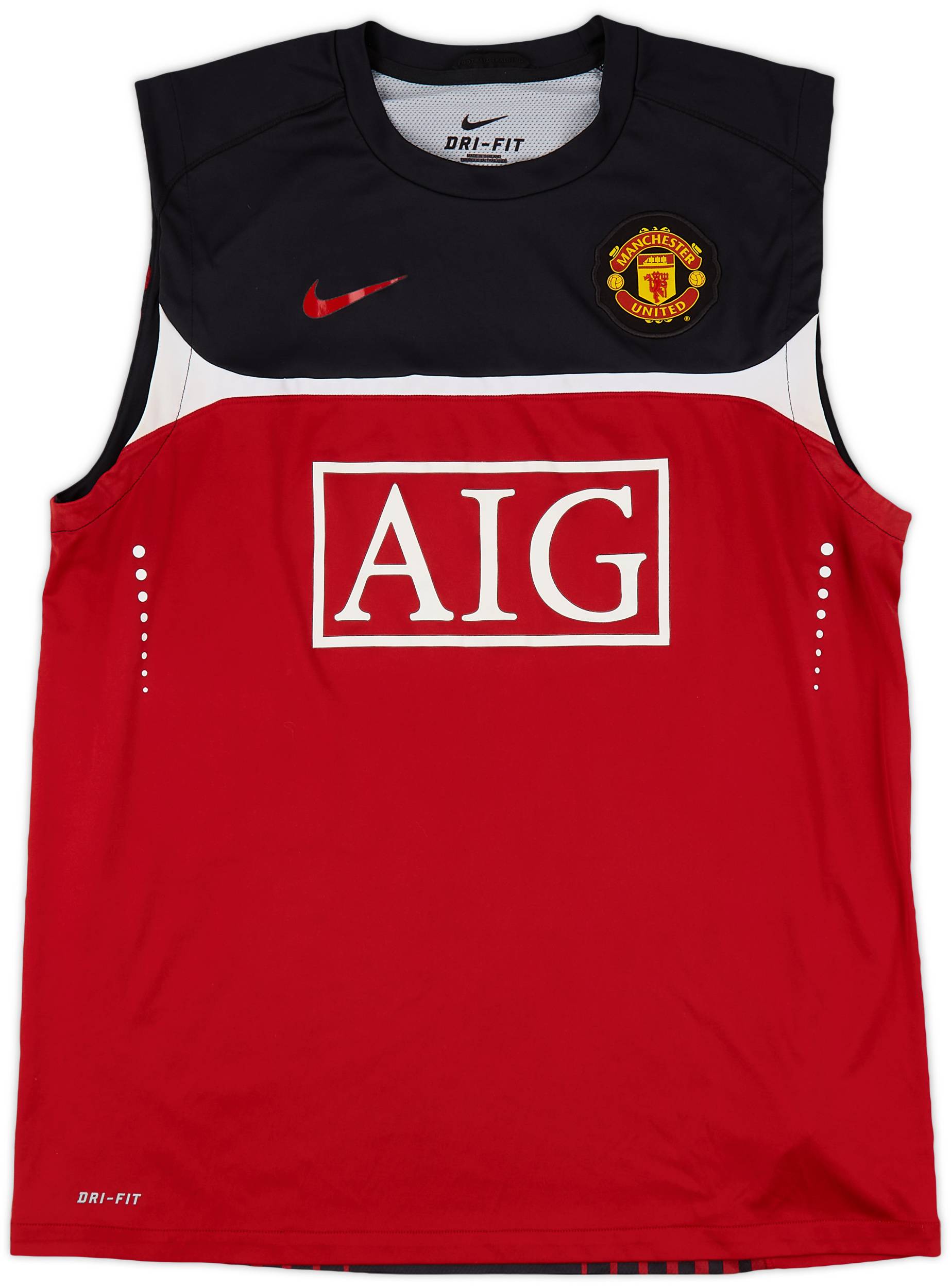 2010 11 Manchester United Nike Training Vest 9 10 L