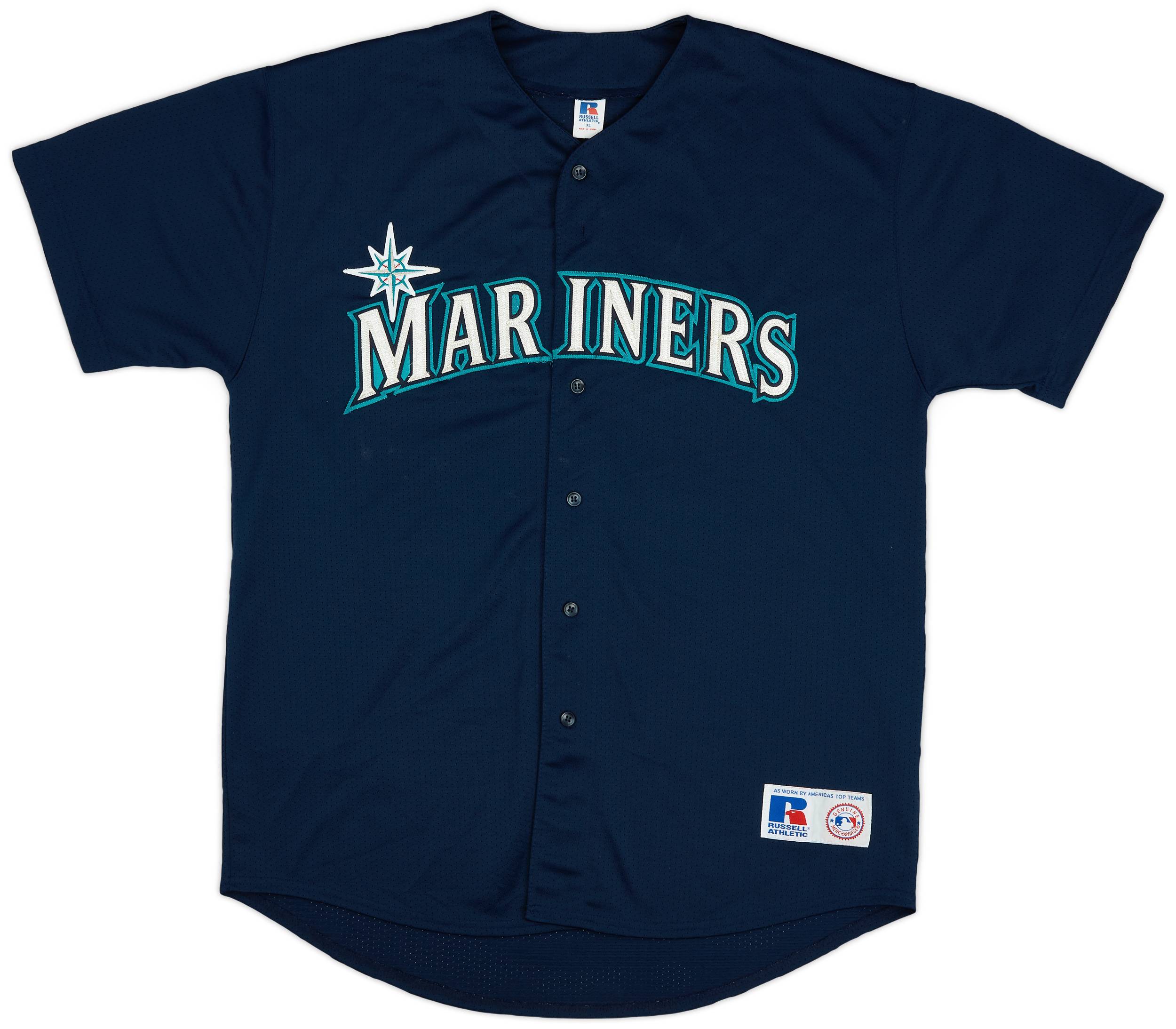 1997-99 Seattle Mariners Russell Athletic Alternate Jersey (Excellent) XL