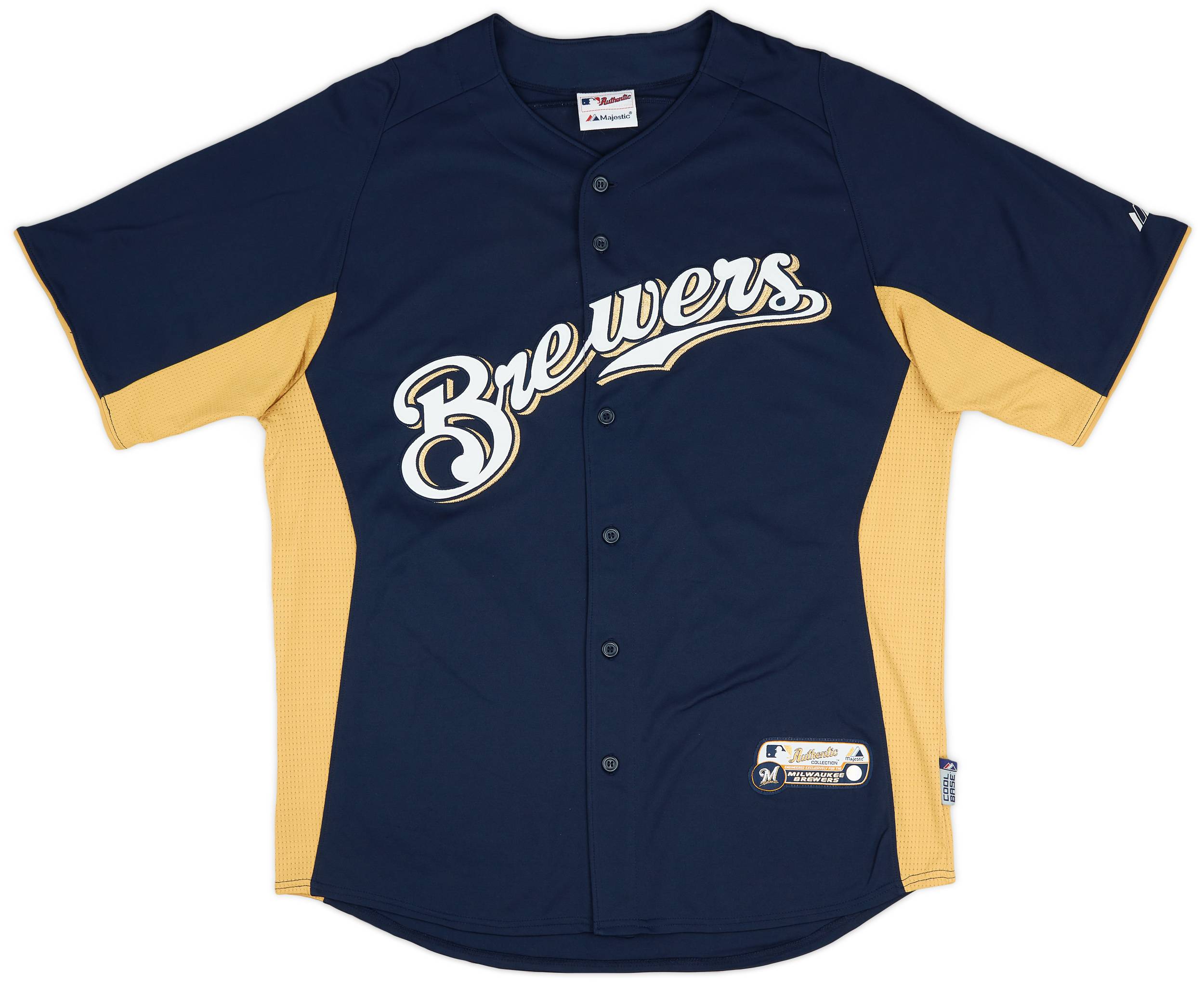 2011 Milwaukee Brewers Authentic Majestic Batting Practice Jersey (Excellent) L