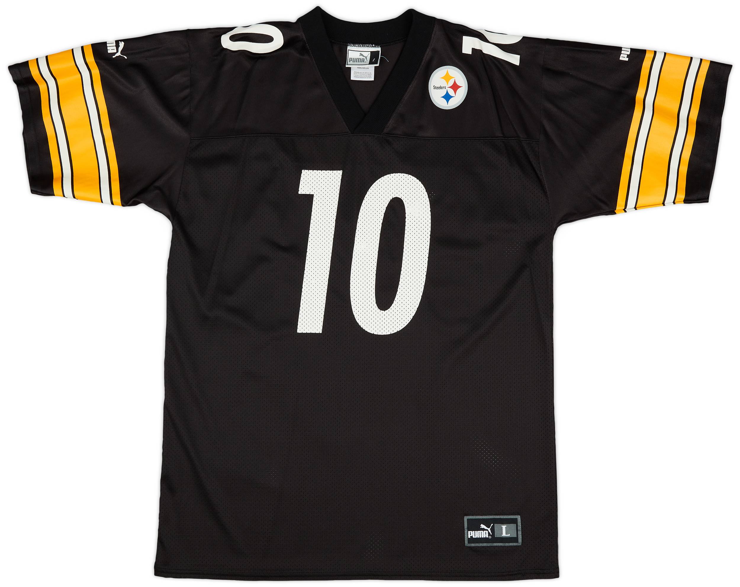 1997 00 Pittsburgh Steelers Stewart 10 Puma Home Jersey Excellent L