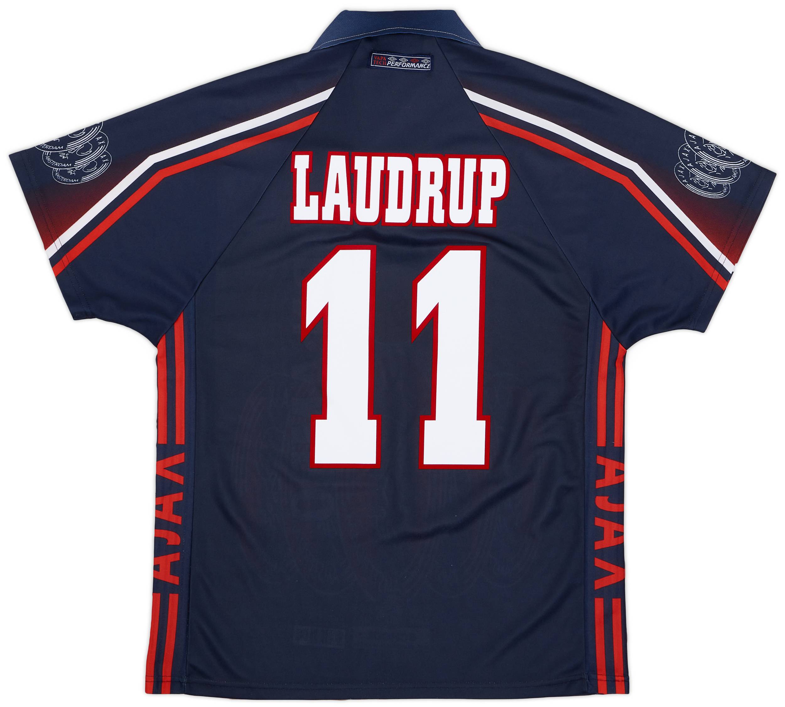 1997-98 Ajax Away Shirt Laudrup #11 - 8/10 - (M)