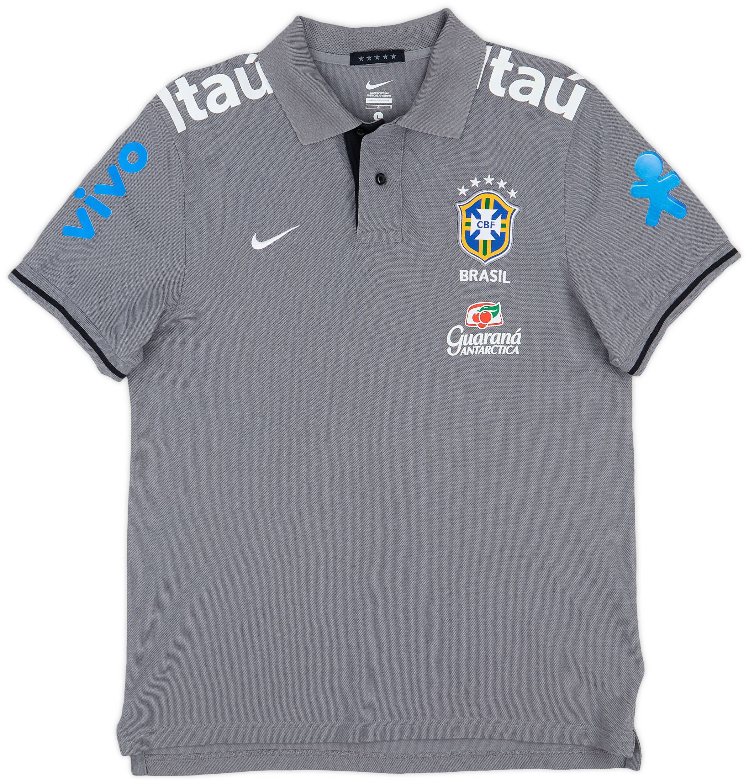 2013 14 Brazil Nike Polo Shirt 9 10 L