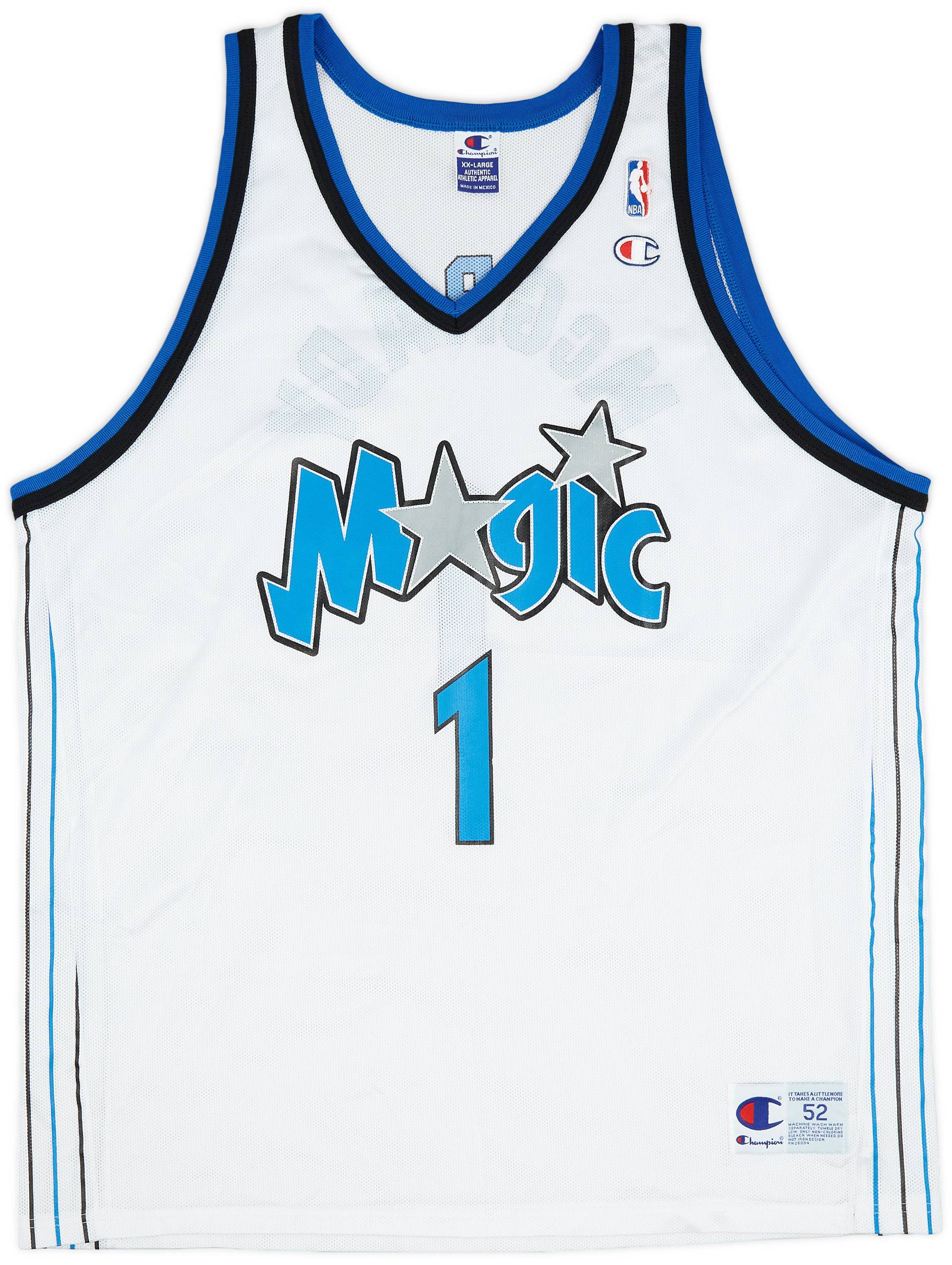 2000-02 Orlando Magic McGrady #1 Champion Home Jersey (Excellent) XXL