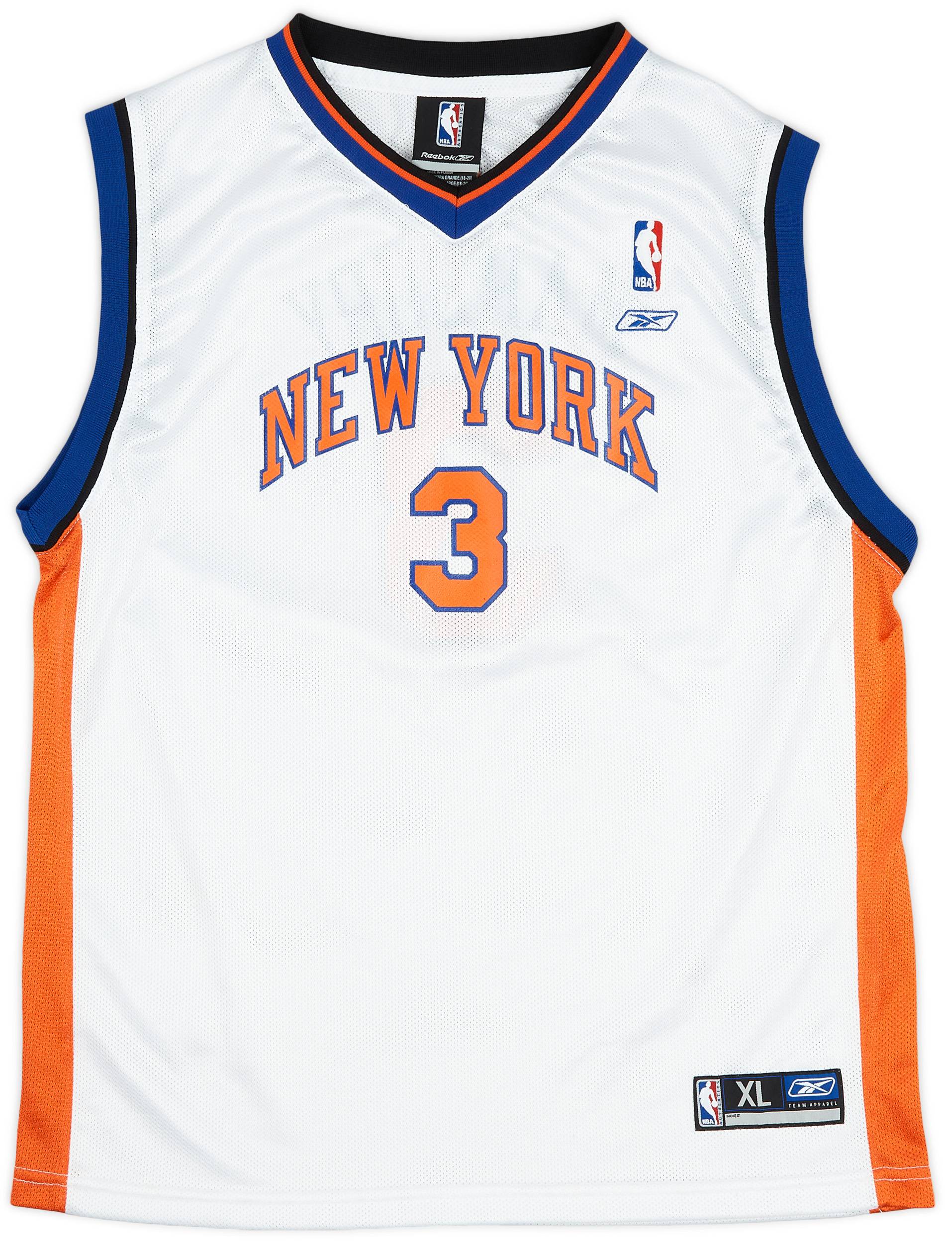 2004 06 New York Knicks Marbury 3 Reebok Home Jersey Excellent XL.Kids