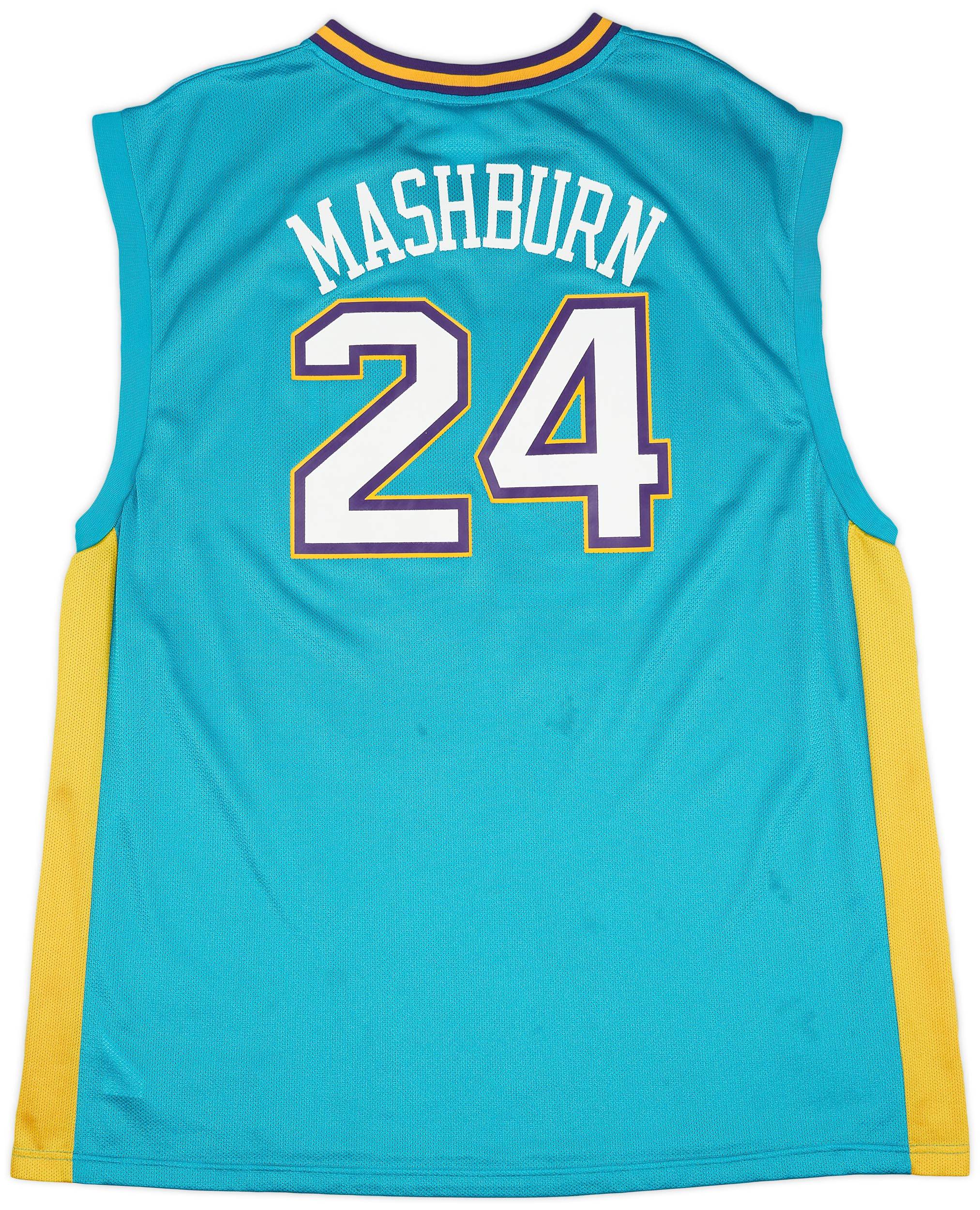 NEW ORLEANS HORNETS MASHBURN ユニフォーム 2002-05 New Orleans Hornets Mashburn #24 Reebok Away Jersey (Very