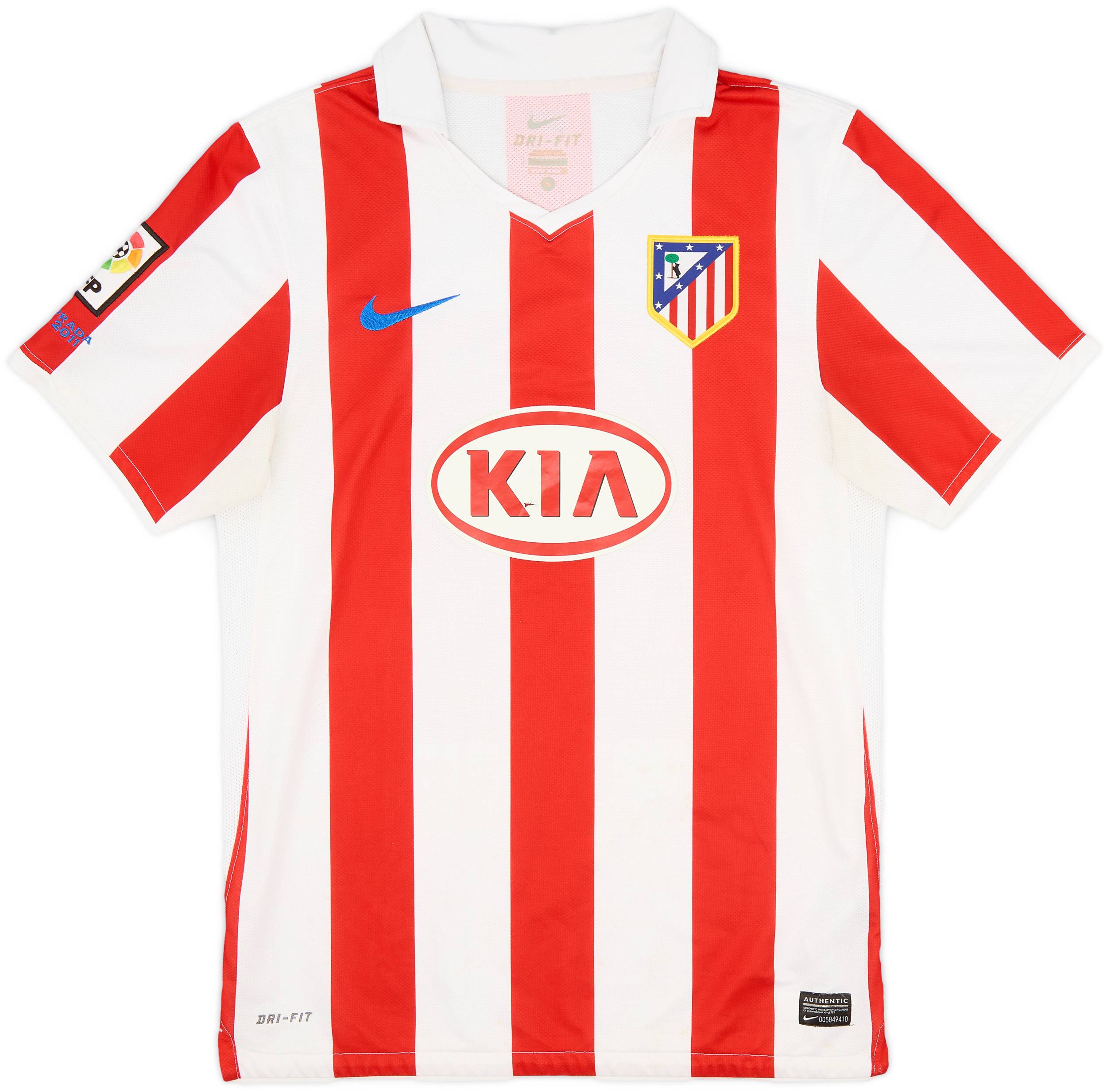 2010-11 Atletico Madrid Home Shirt - 5/10 - (S)