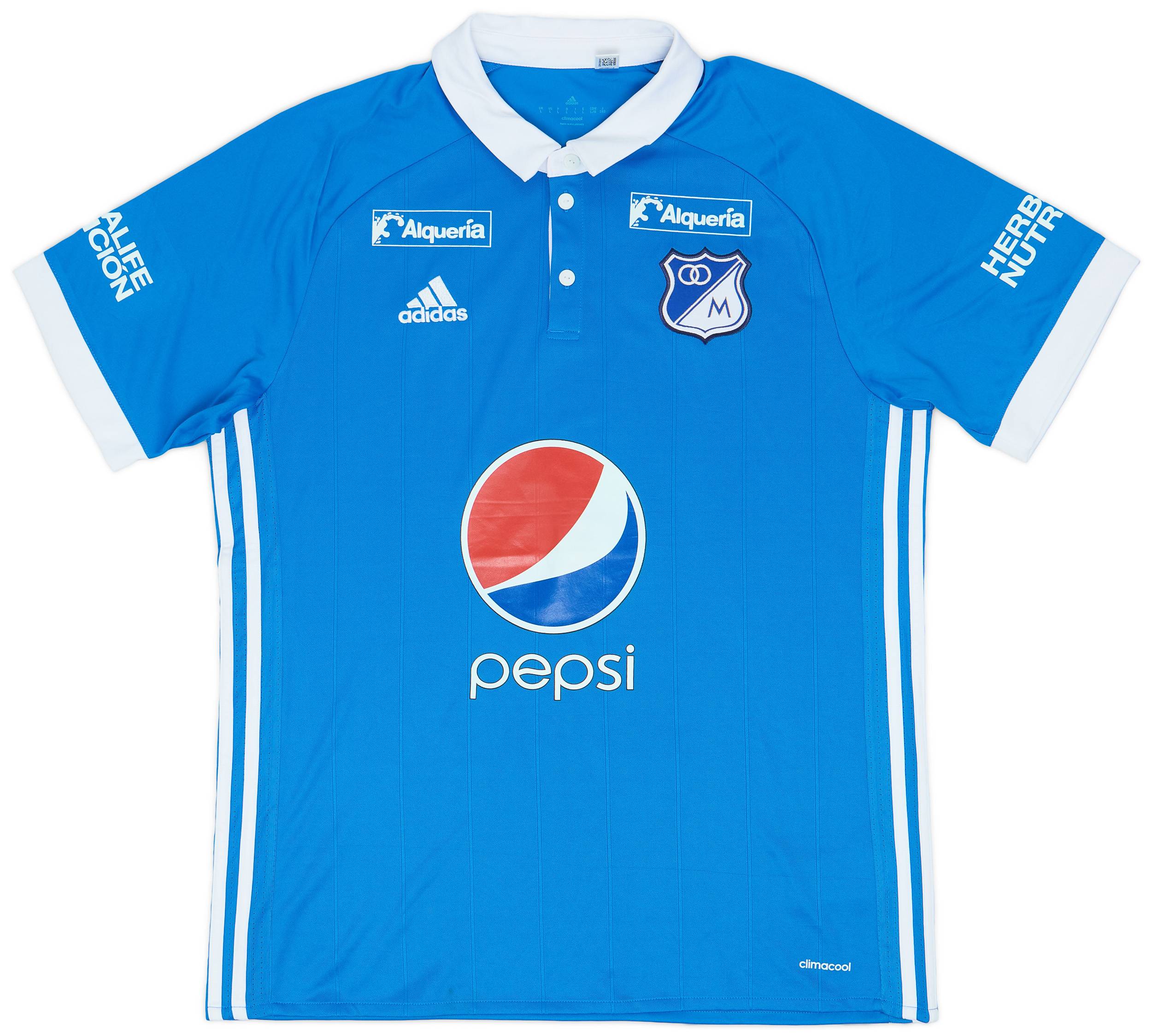 2017 Millonarios Home Shirt - 10/10 - (L)