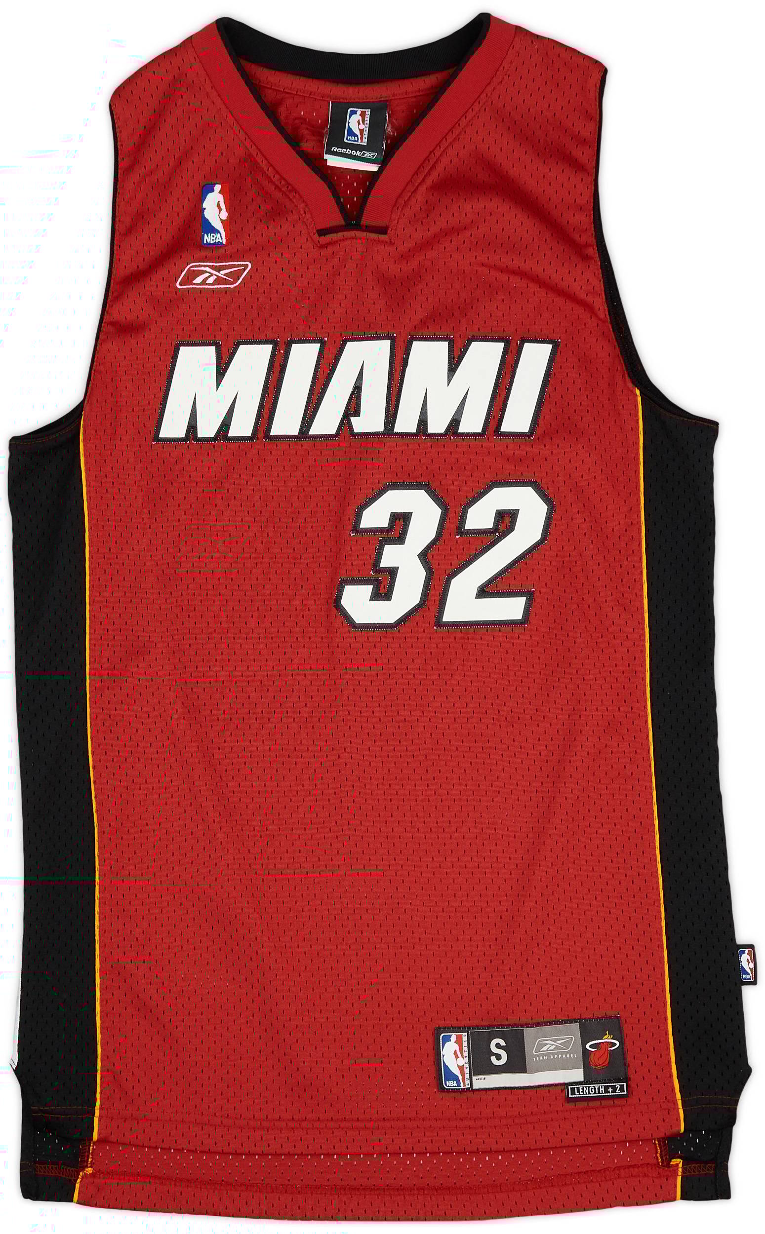2004 06 Miami Heat O Neal 32 Reebok Swingman Alternate Jersey Very Good S