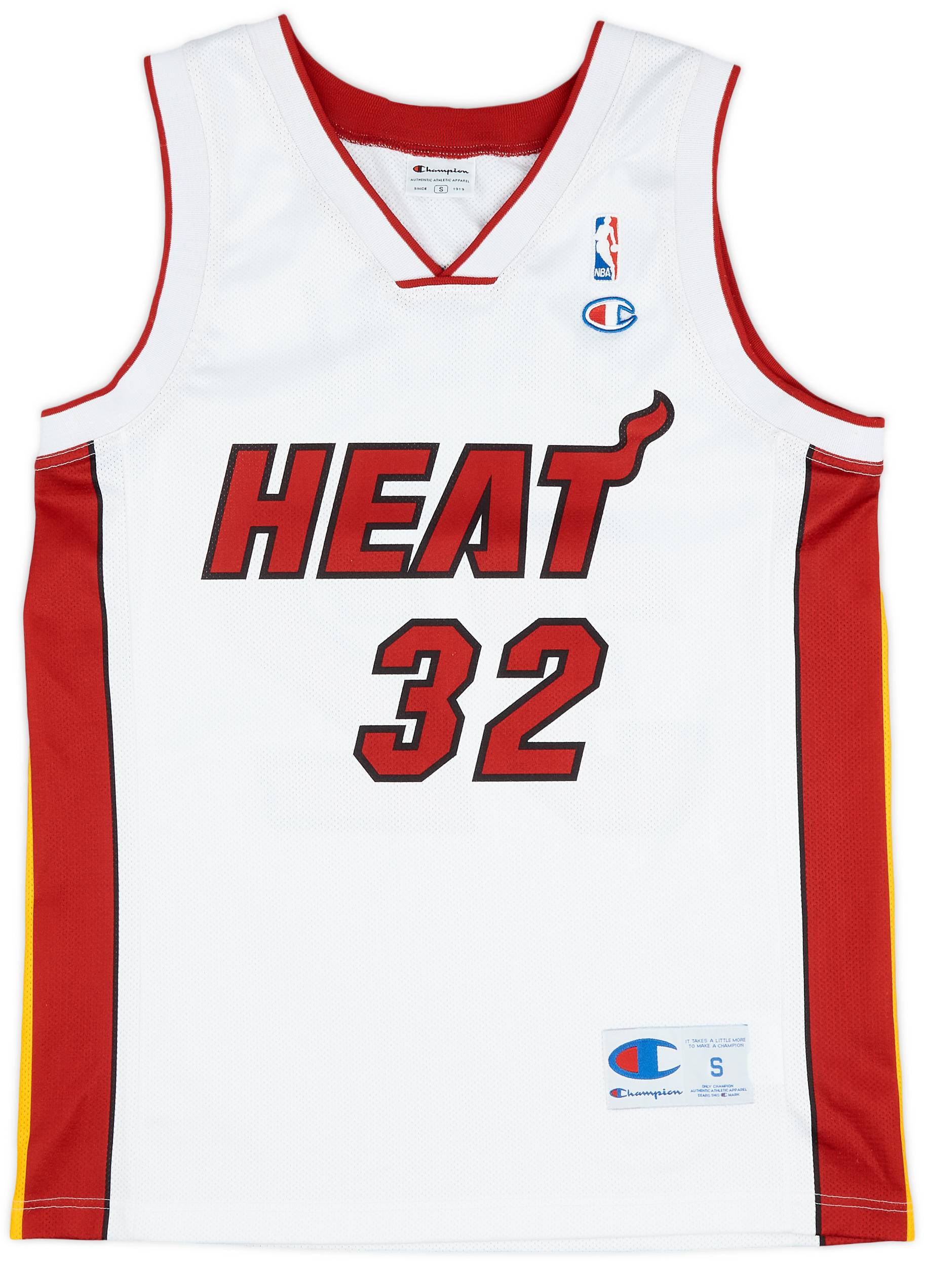 2004-07 Miami Heat O'Neal #32 Champion Alternate Jersey (Excellent) S