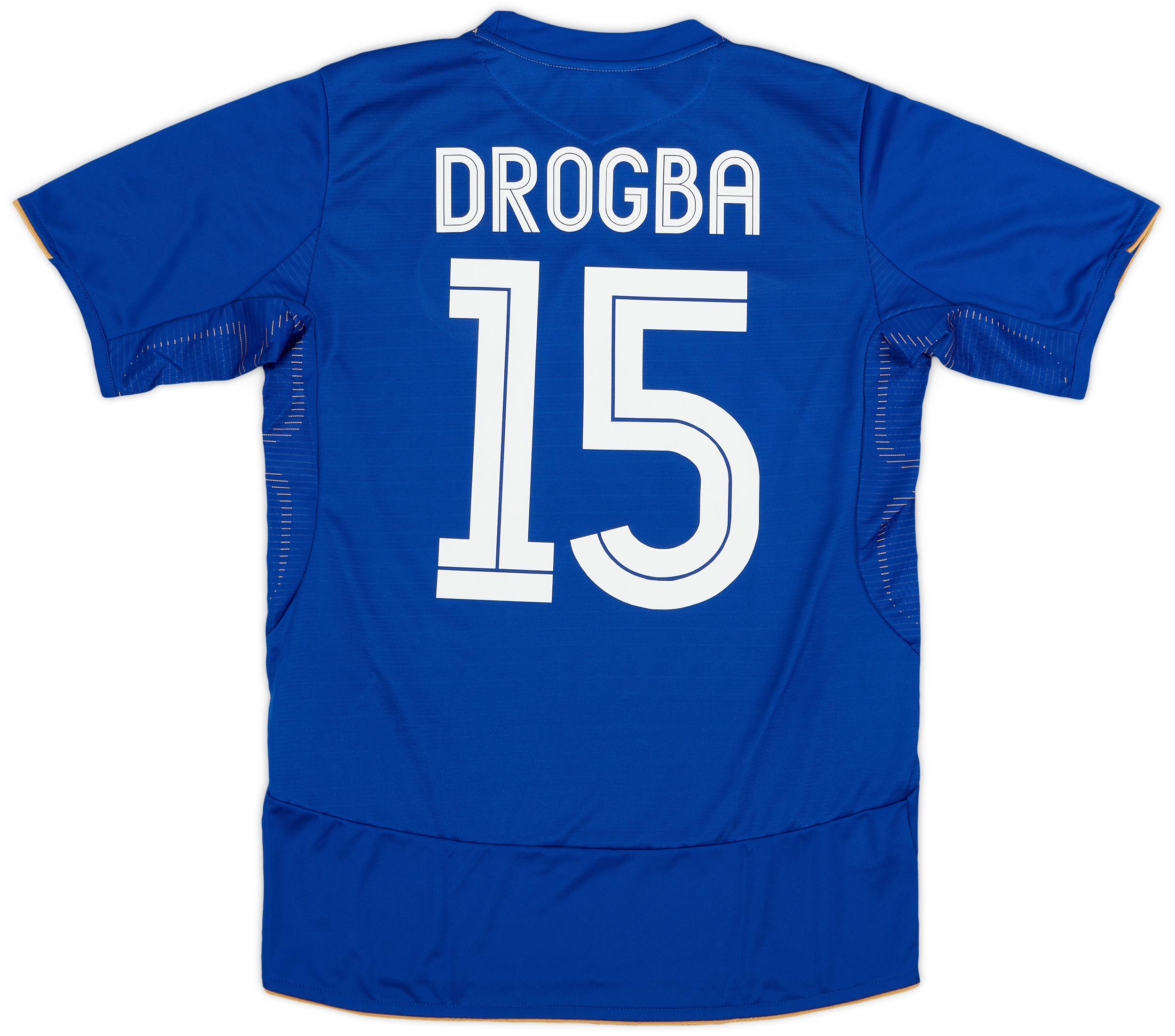2005-06 Chelsea Centenary Home Shirt Drogba #15 (S)