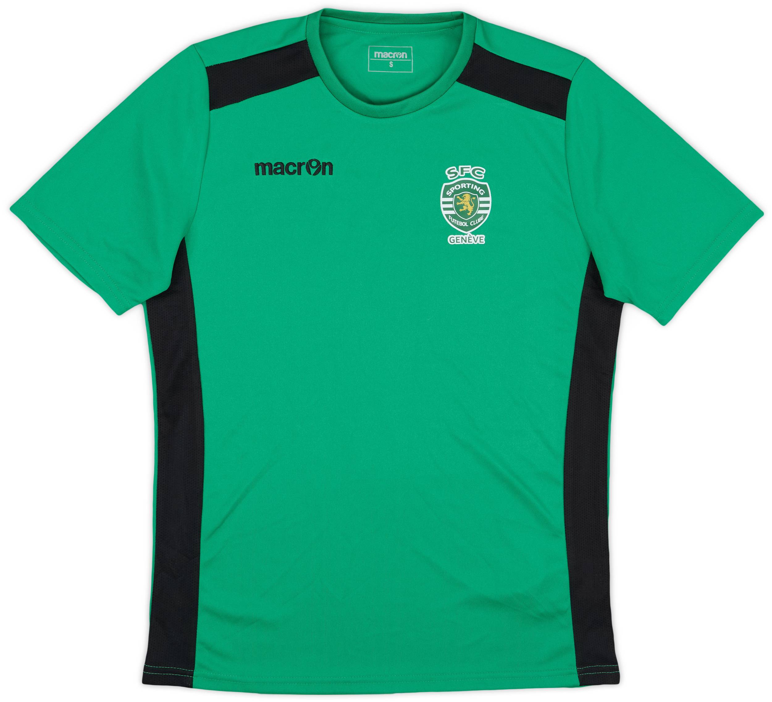 2018-19 Sporting Lisbon 'Geneve' Macron Training Shirt - 8/10 - (S)