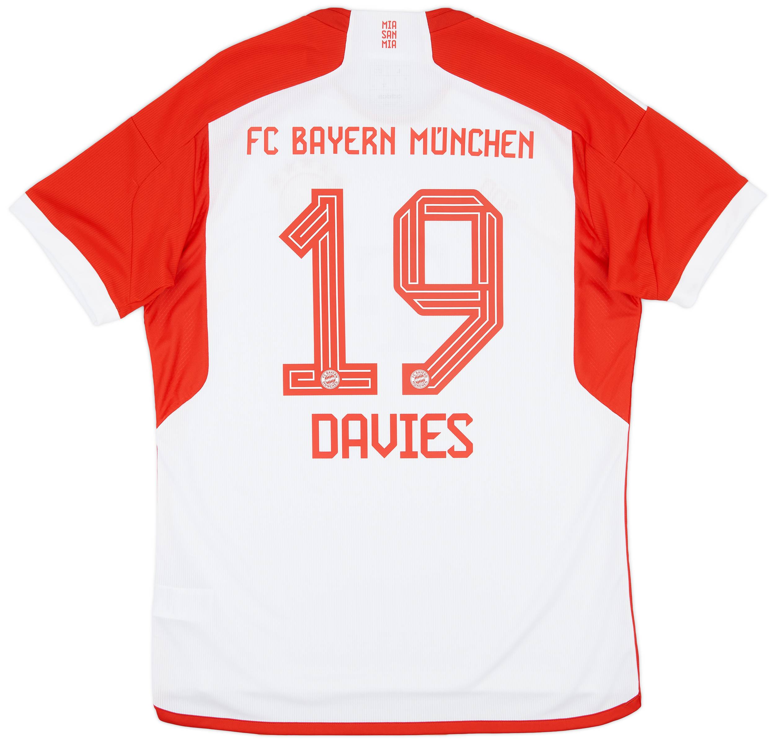 2023-24 Bayern Munich Home Shirt Davies #19