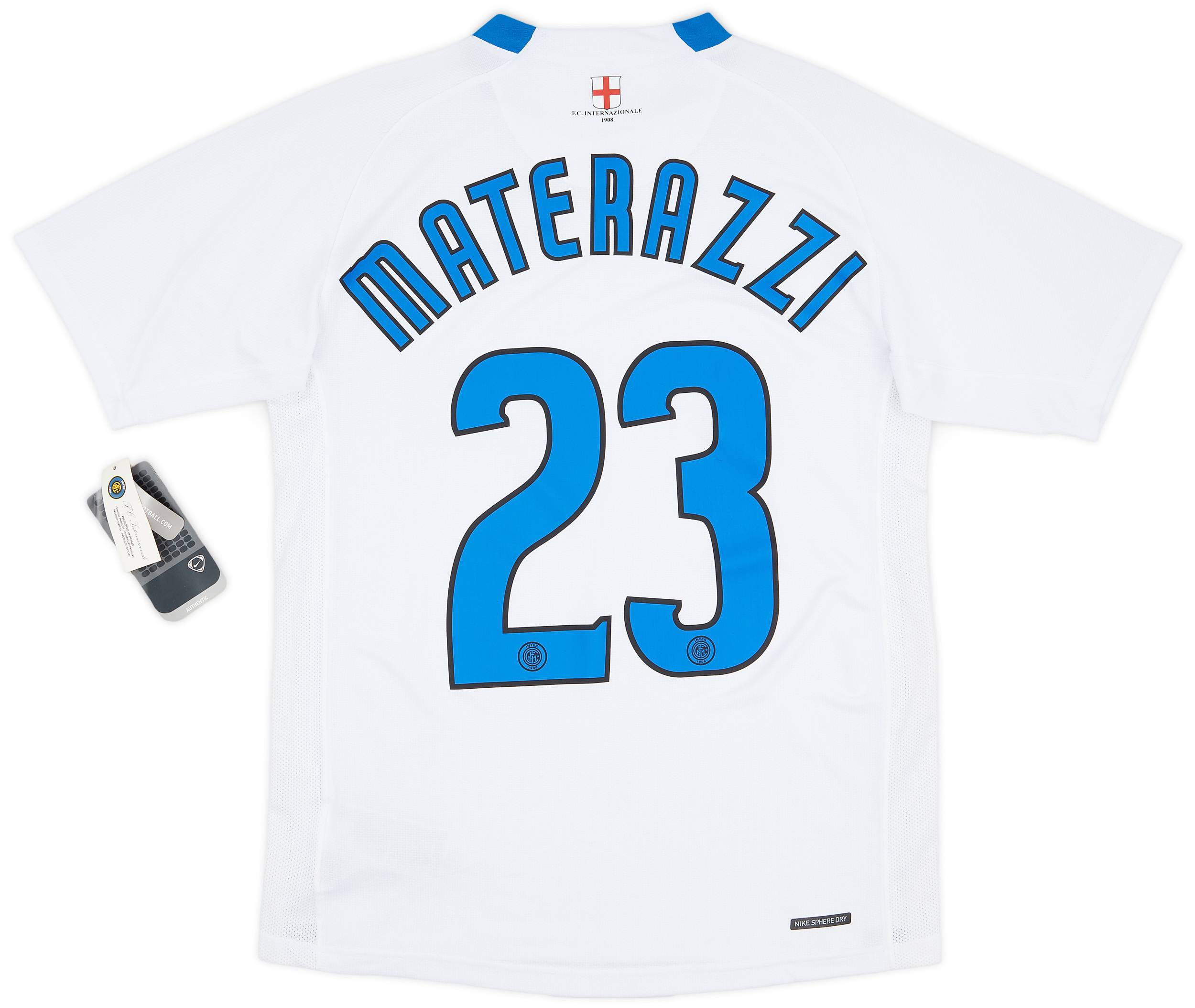 2006-07 Inter Milan Away Shirt Materazzi #23 (S)