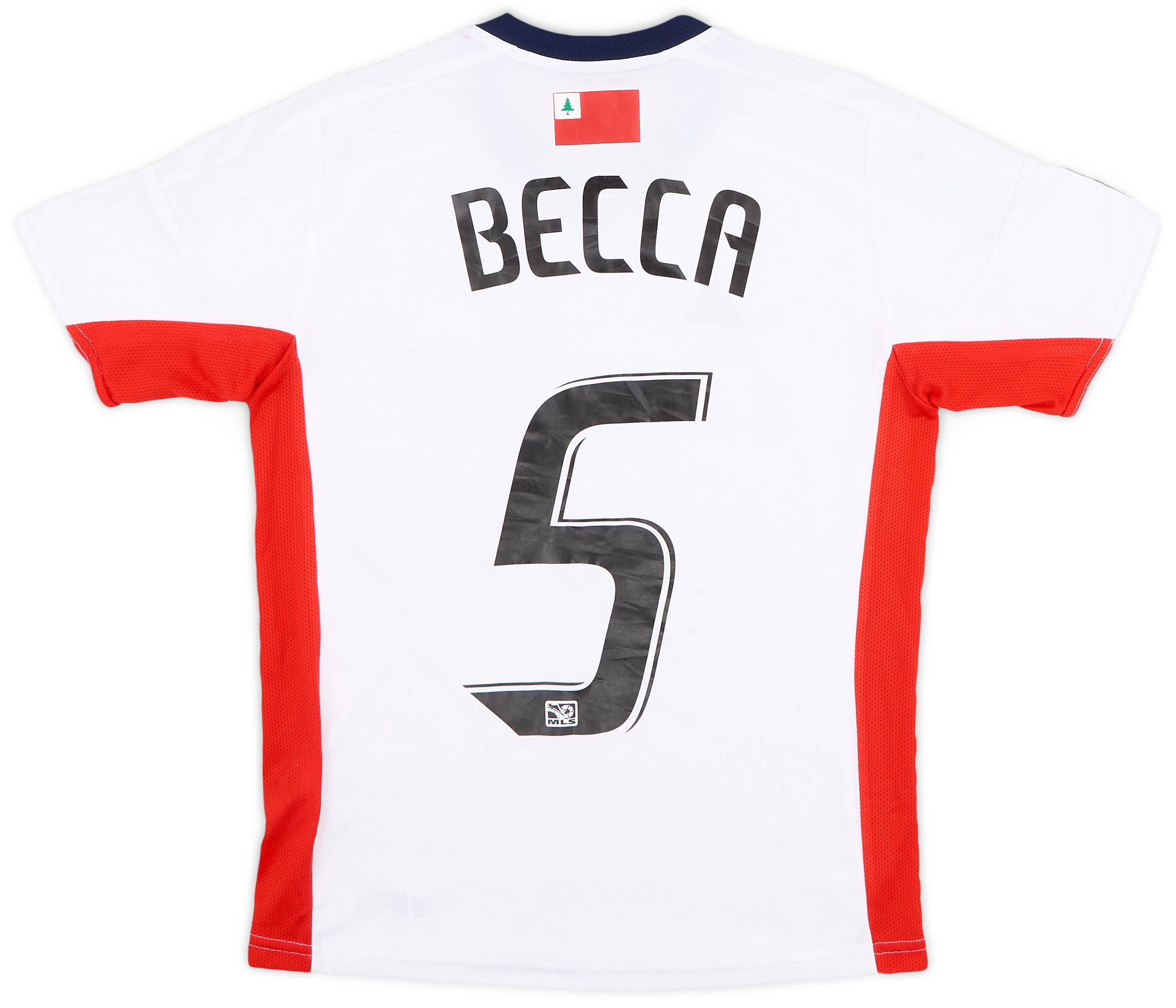2012-13 New England Revolution Away Shirt Becca #5 - 8/10 - (M.Boys)