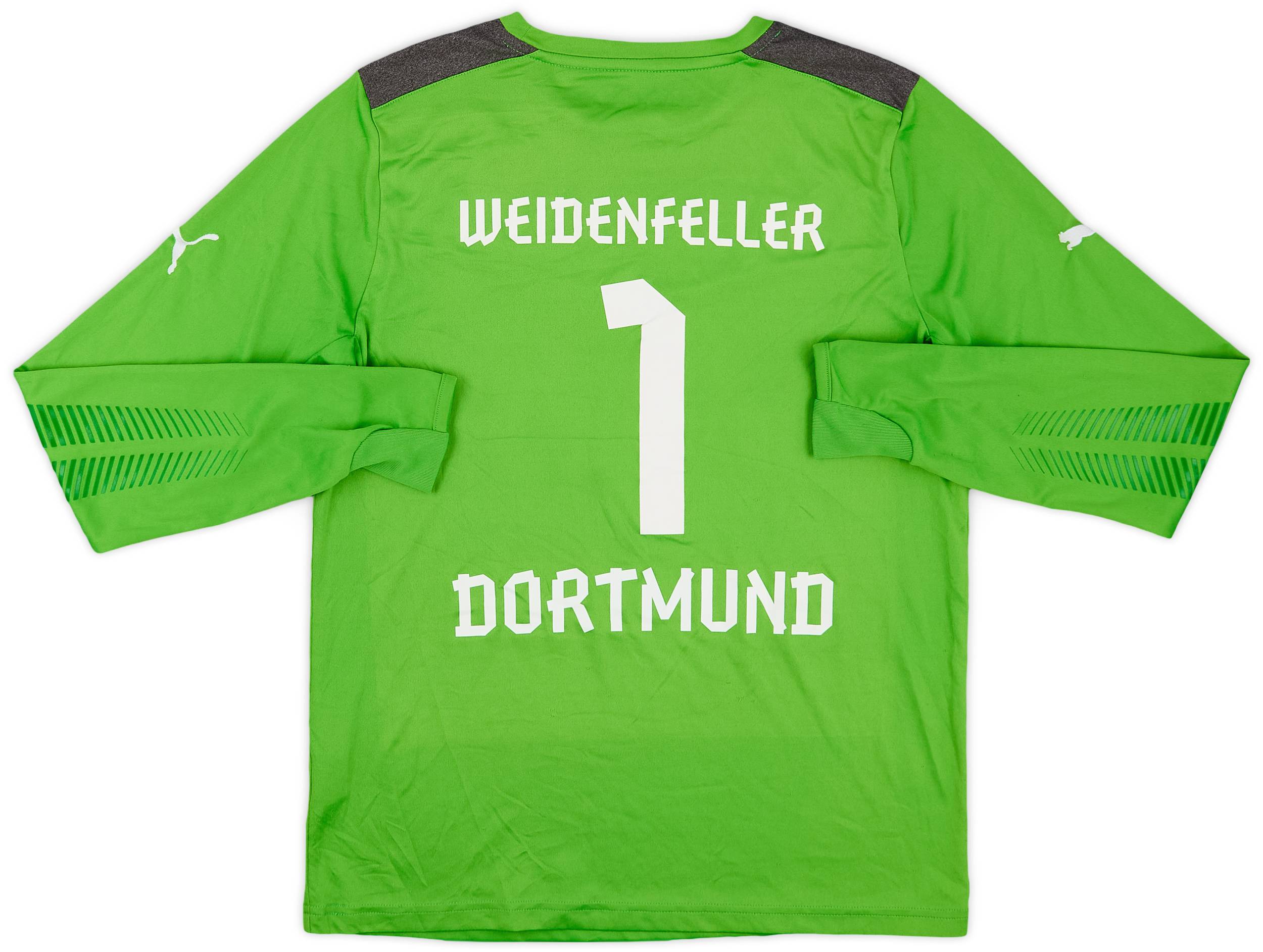 2013-14 Borussia Dortmund GK Shirt Weidenfeller #1 - 8/10 - (XL.Boys)