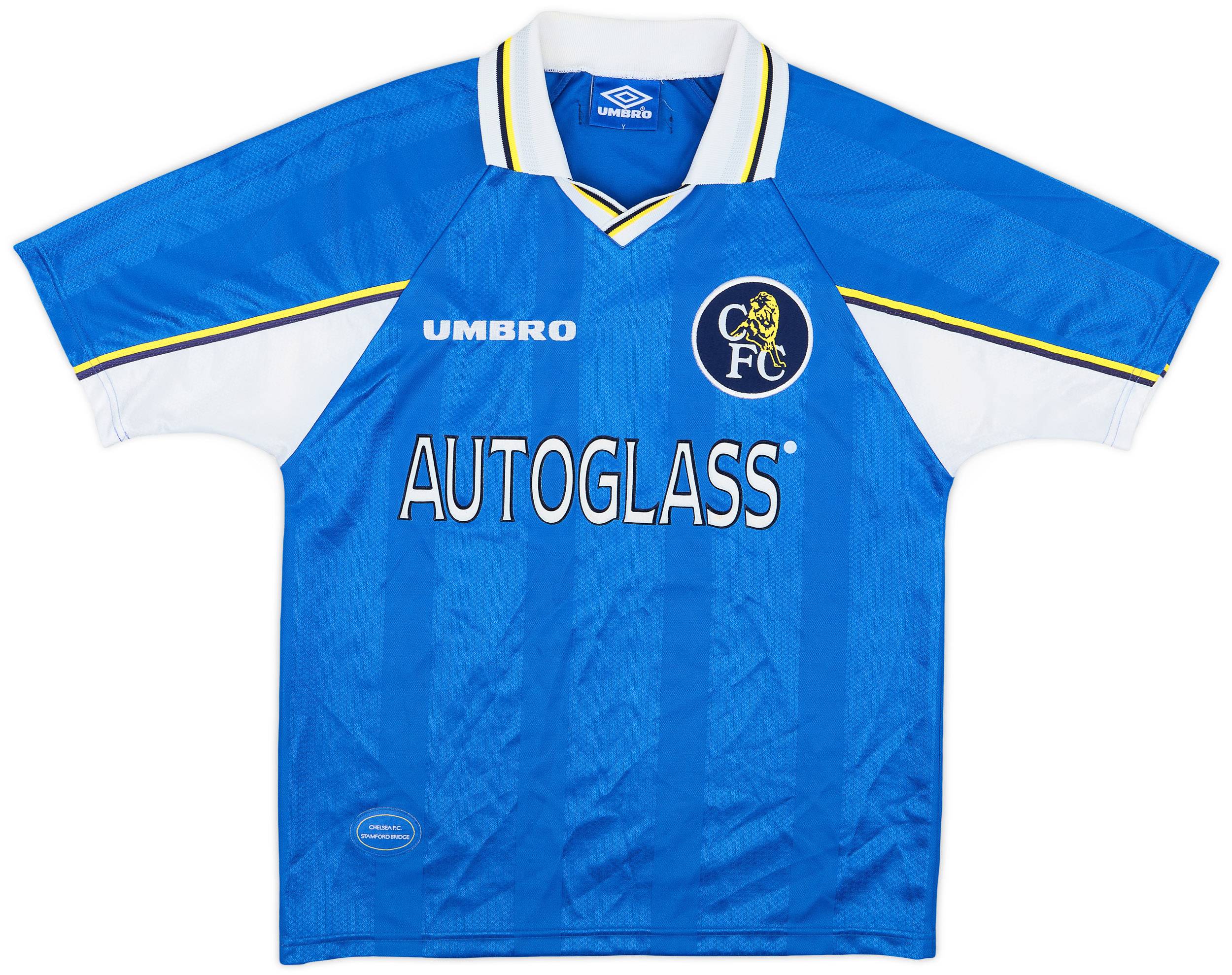 1997-99 Chelsea Home Shirt - 9/10 - (Y)