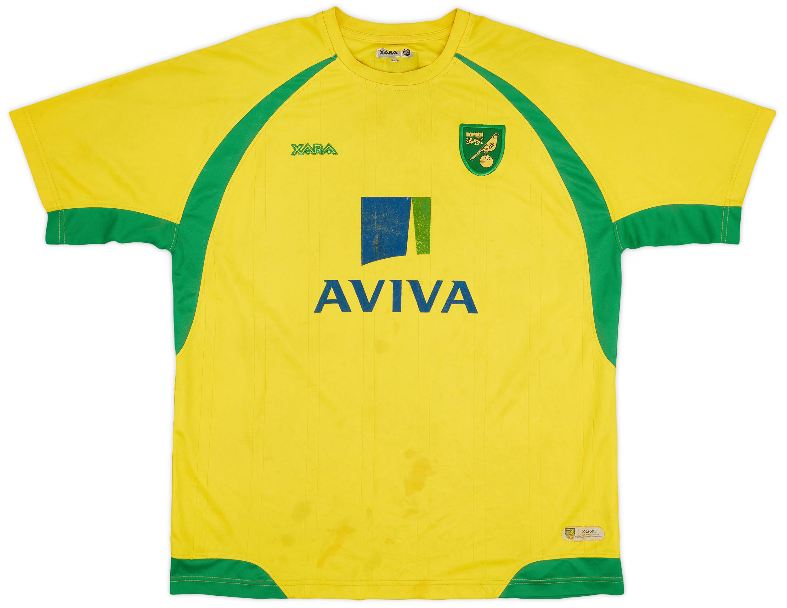 2010-11 Norwich Home Shirt - 4/10 - (XL)