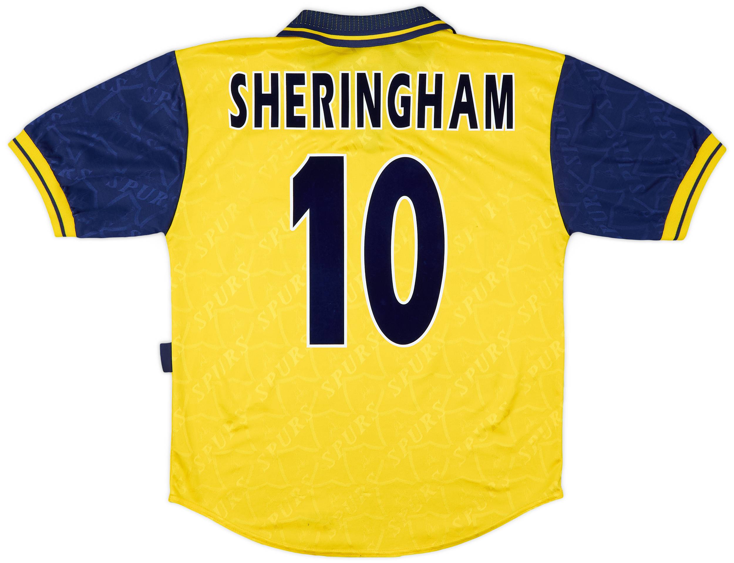 1995-97 Tottenham Third Shirt Sheringham #10 - 8/10 - (S)