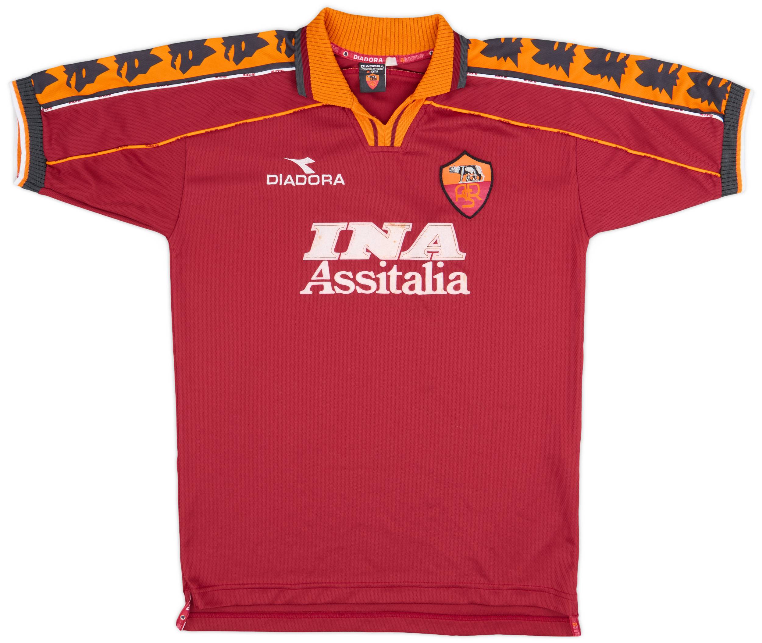 1998-99 Roma Home Shirt - 6/10 - (L)
