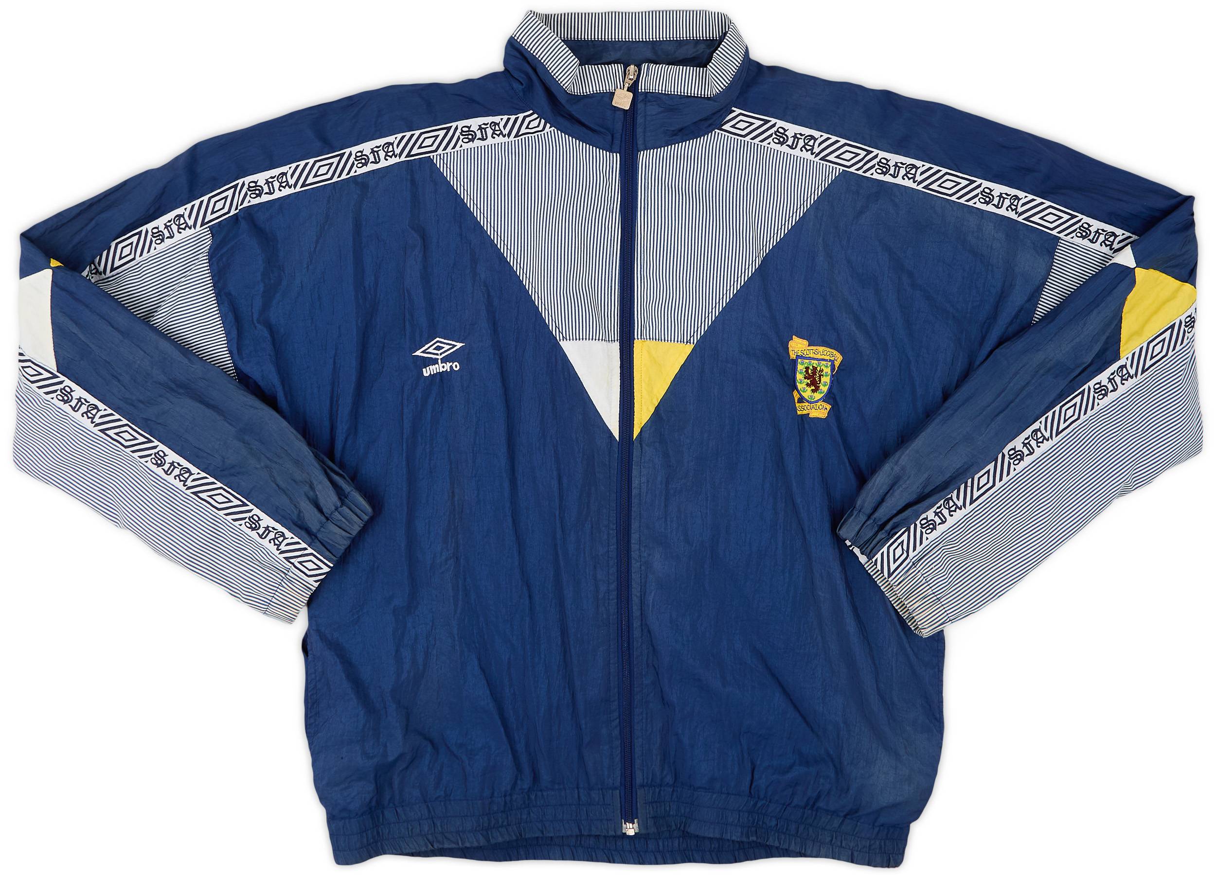 1990 92 Scotland Umbro Shell Jacket 7 10 S