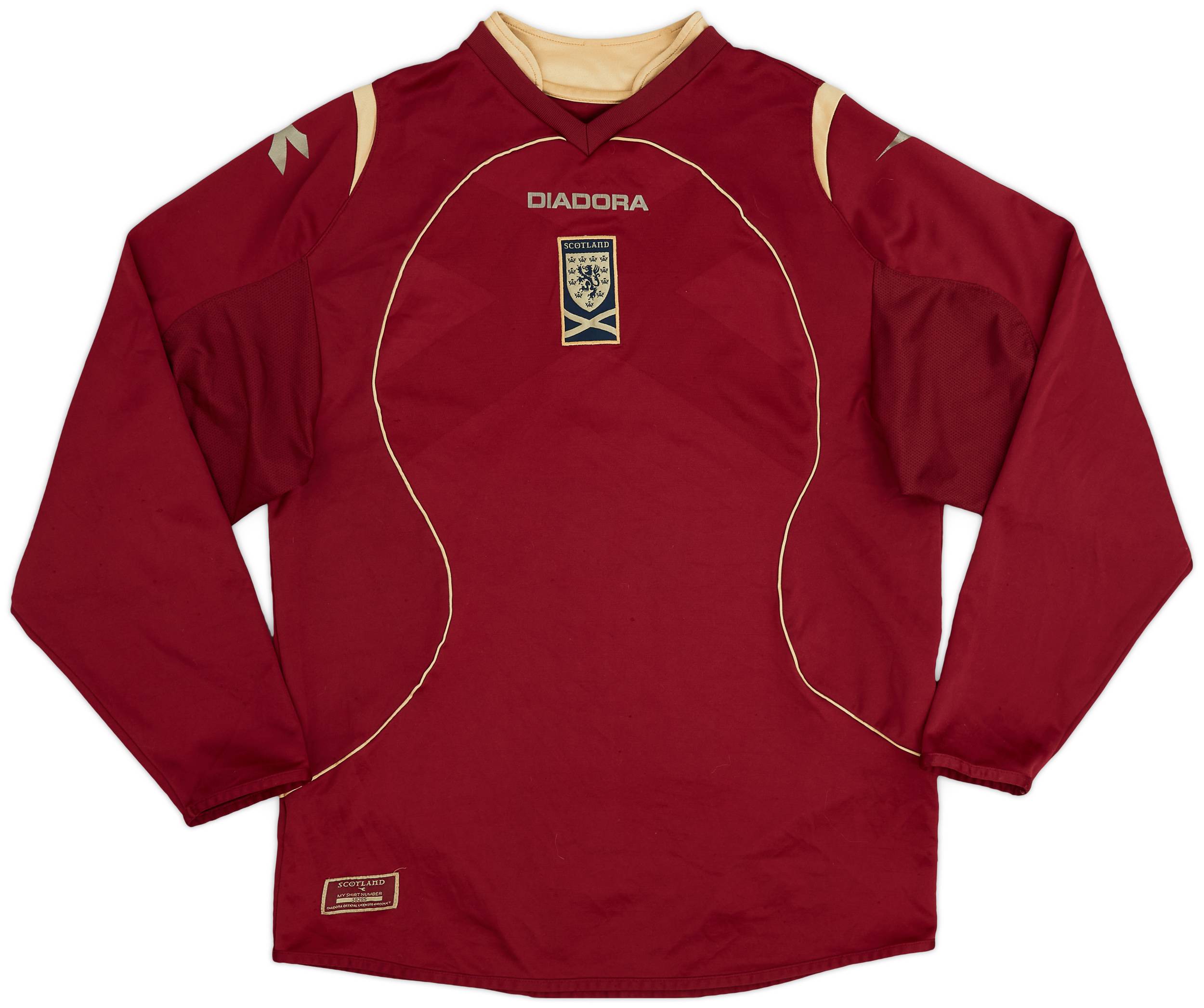 2007-08 Scotland Third L/S Shirt - 8/10 - (L)