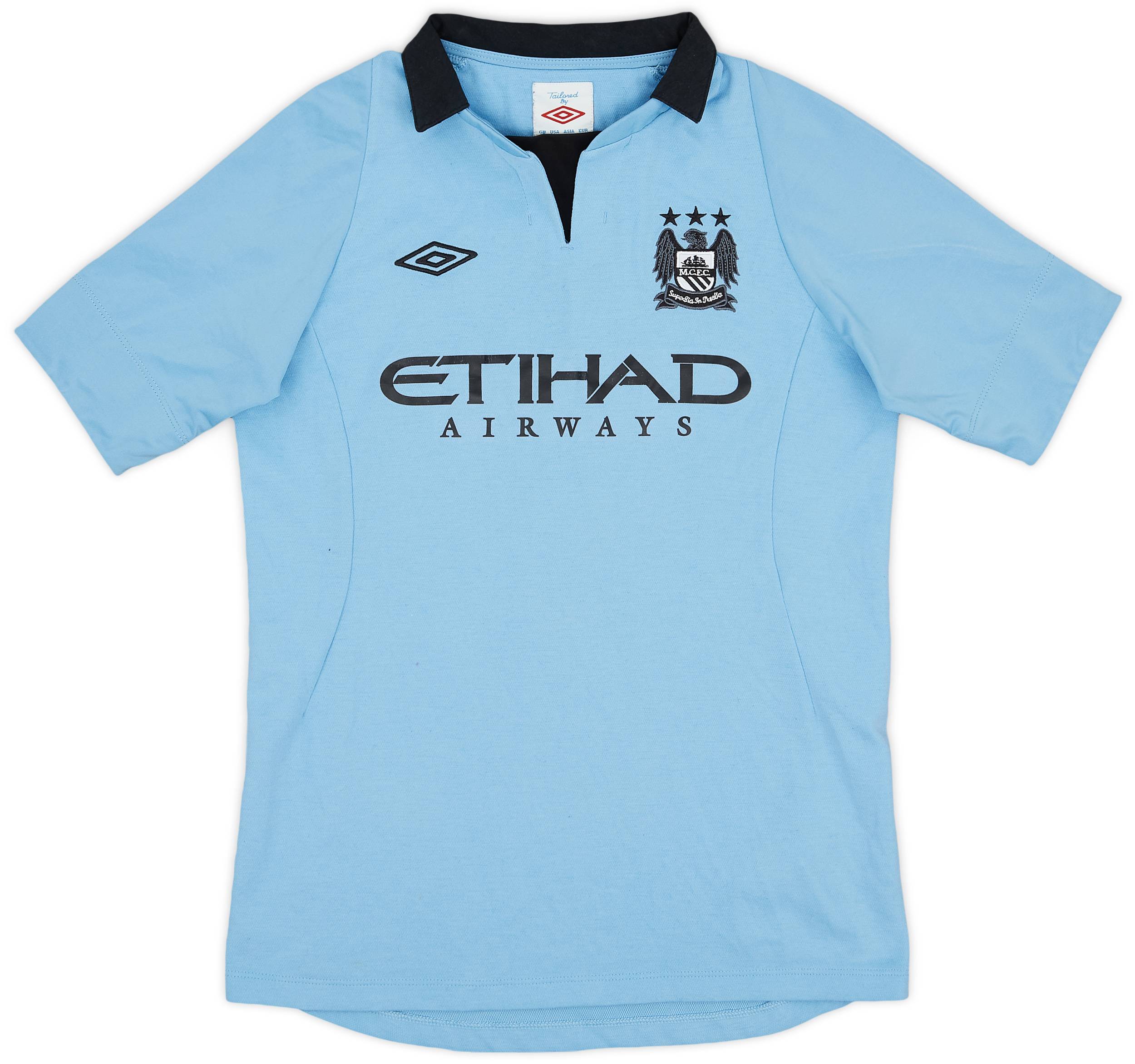 2012-13 Manchester City Home Shirt - 8/10 - (L.Boys)