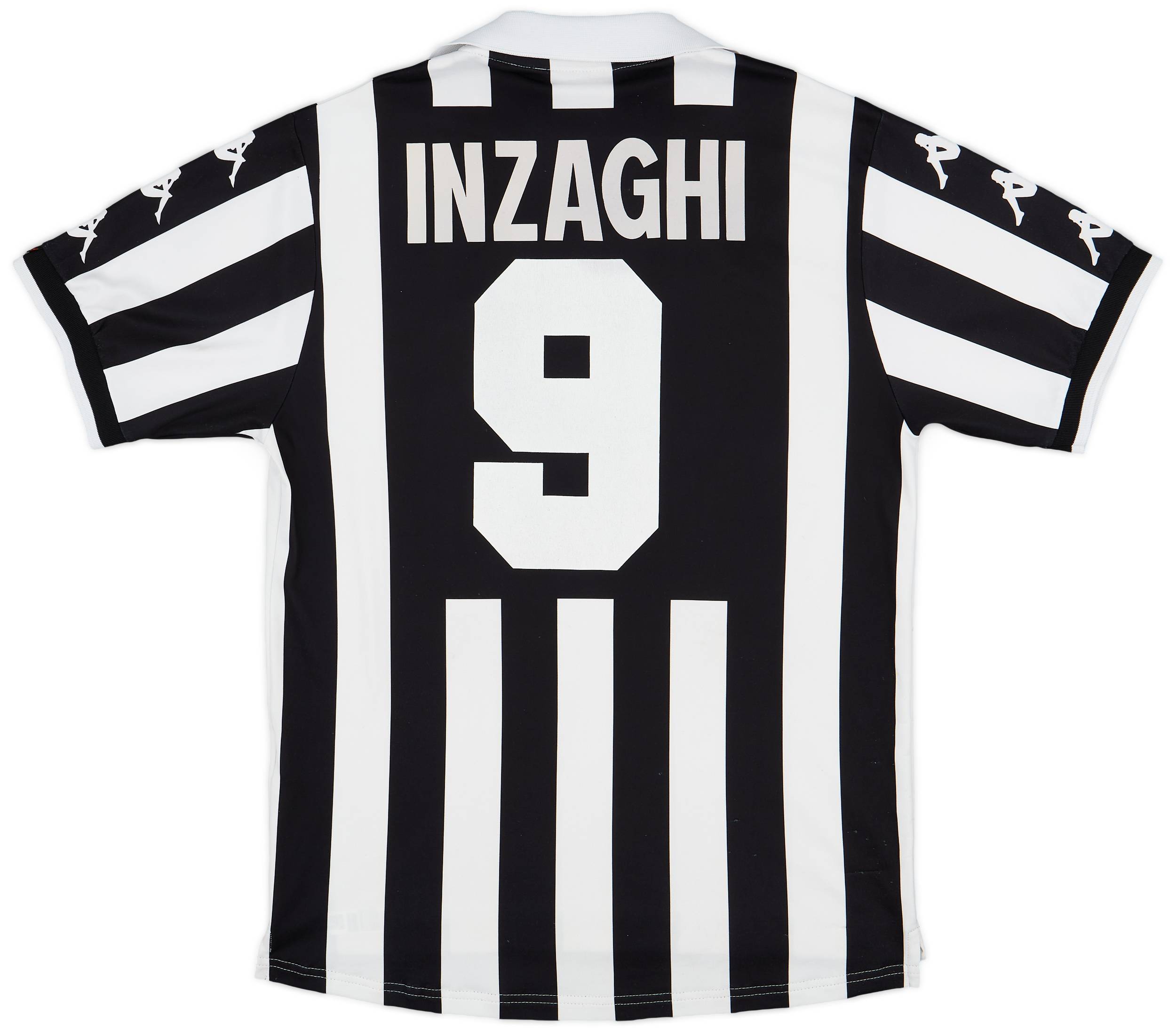 1999-00 Juventus Home Shirt Inzaghi #9 - 3/10 - (L)