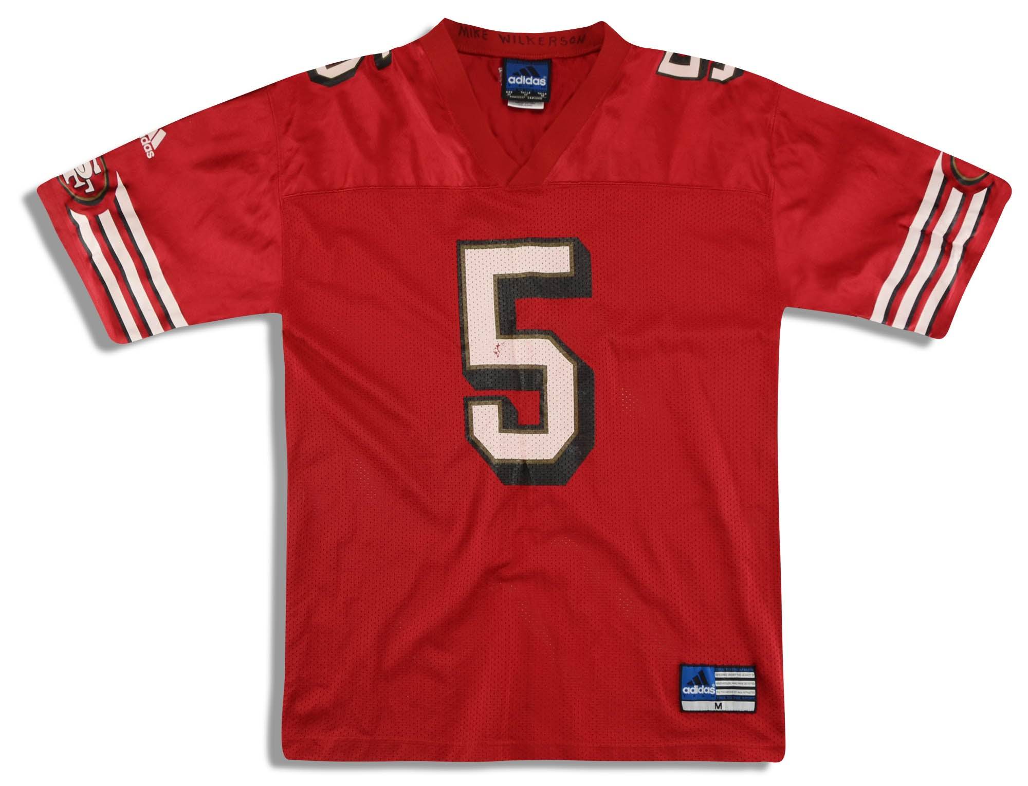1999-00 San Francisco 49ers Garcia #5 adidas Jersey (Home) M