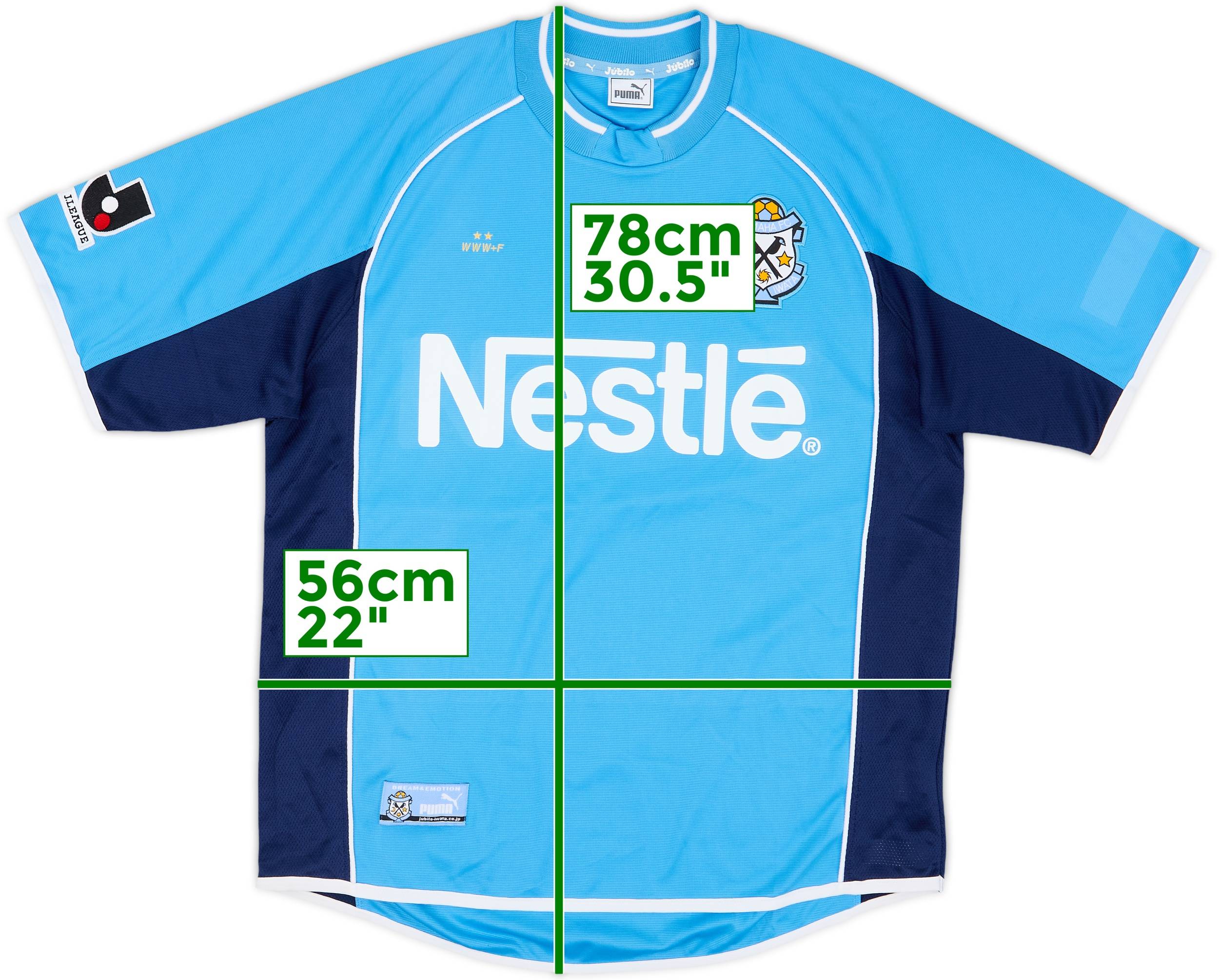 2002 Jubilo Iwata Home Shirt - 9/10 - (L)
