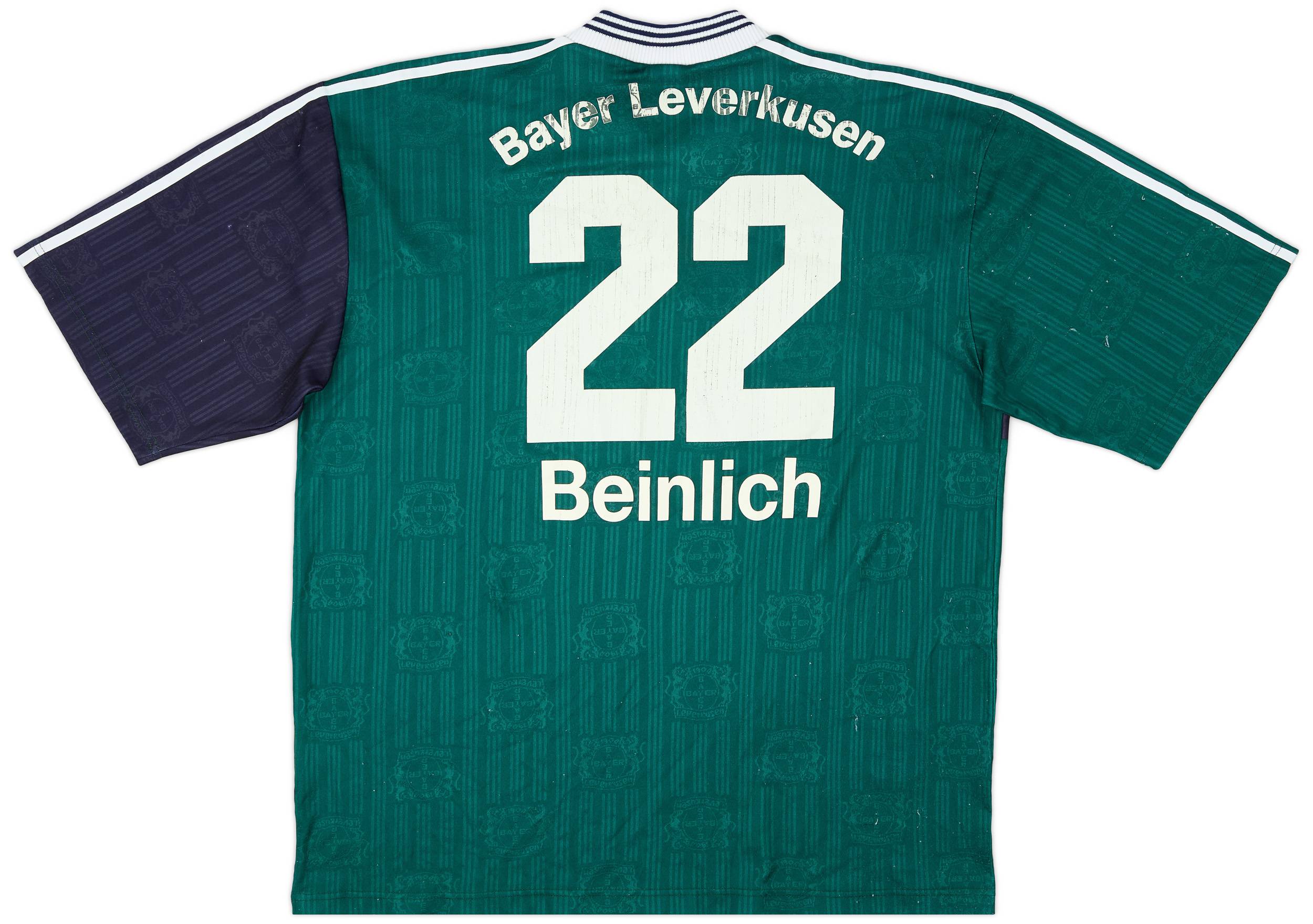 1997-98 Bayer Leverkusen Away Shirt Beinlich #22 - 6/10 - (XXL)