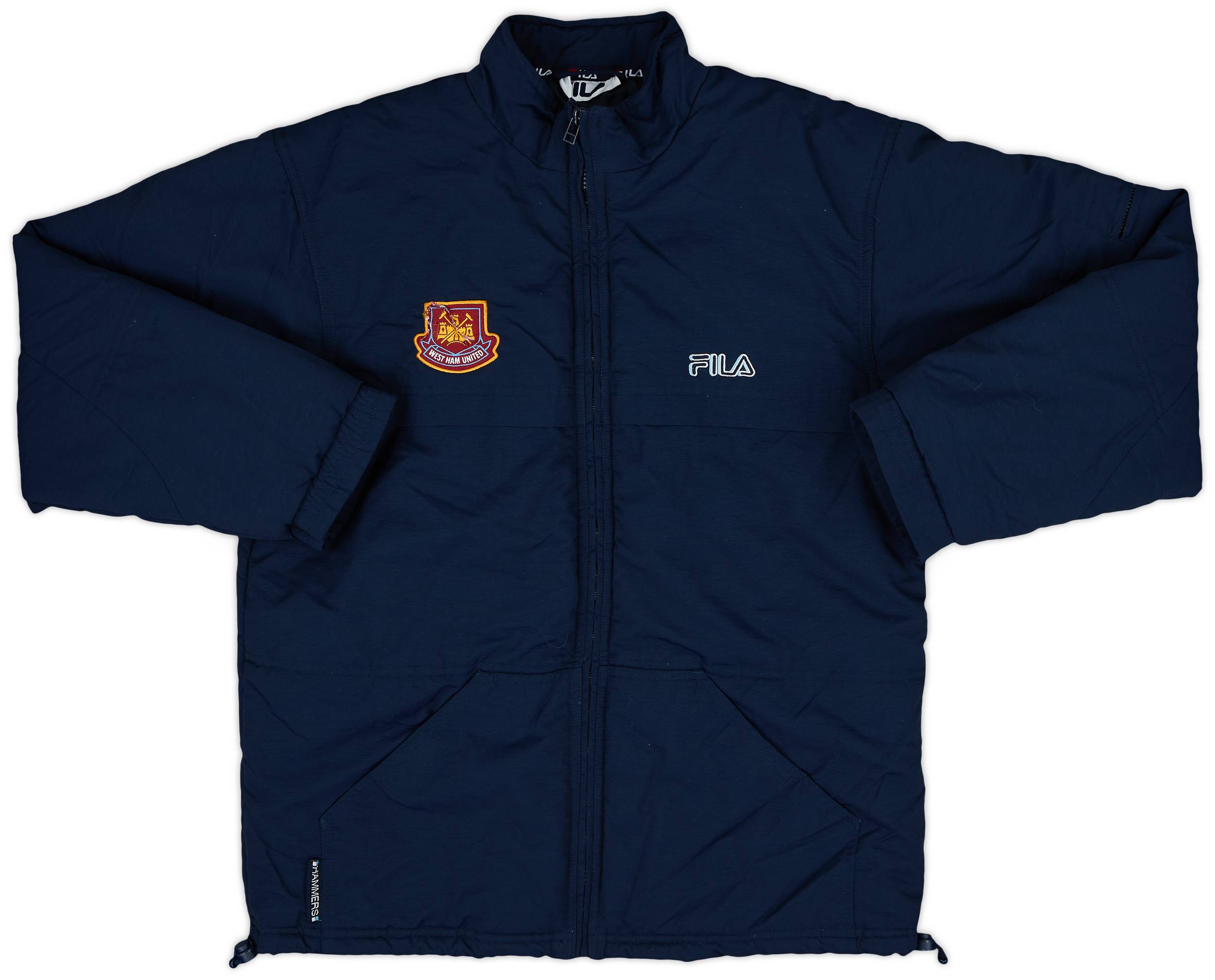 2000-02 West Ham Fila Padded Bench Coat 4/10