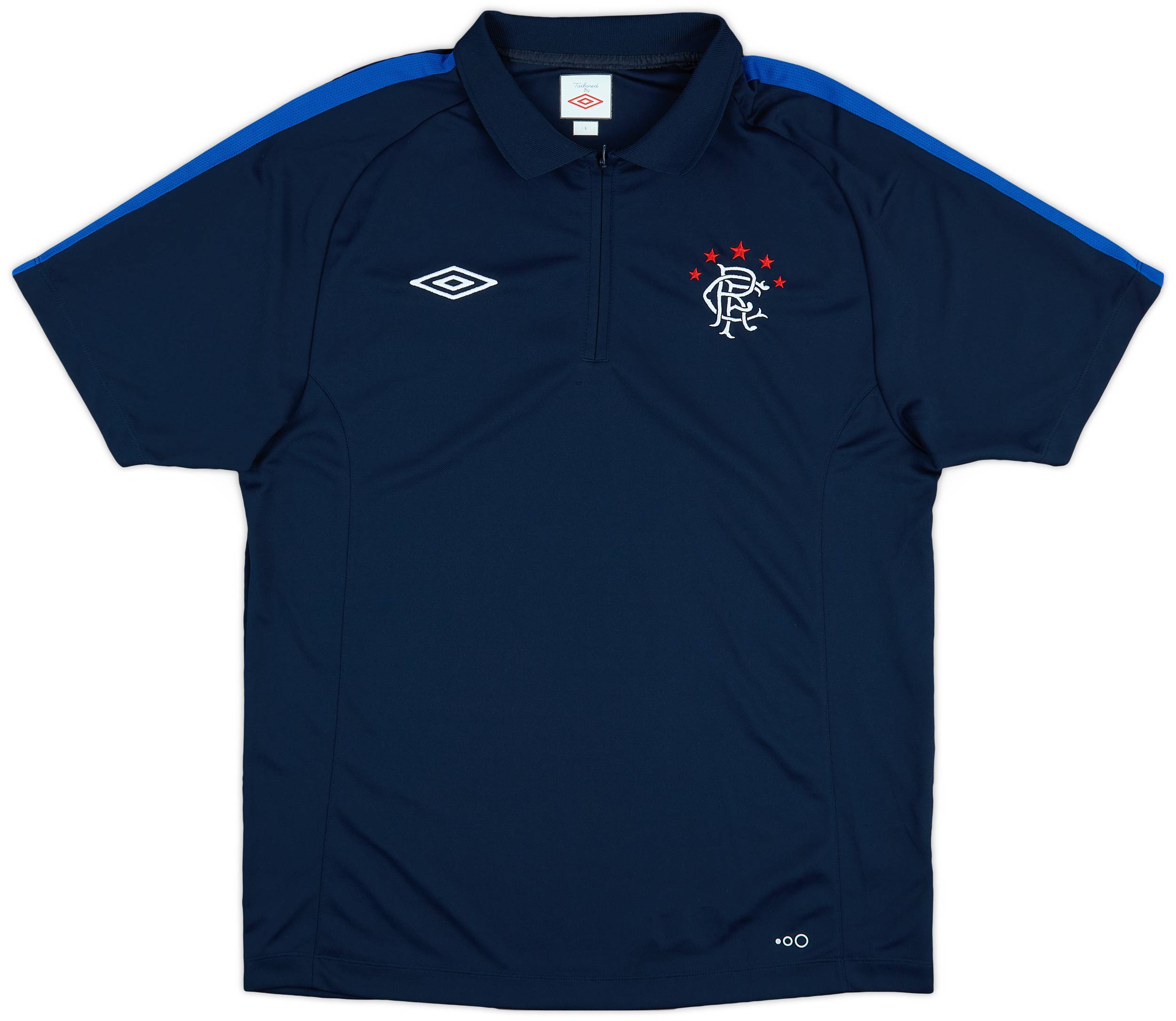2010-11 Rangers Umbro 1/4 Zip Training Shirt - 10/10 - (L)