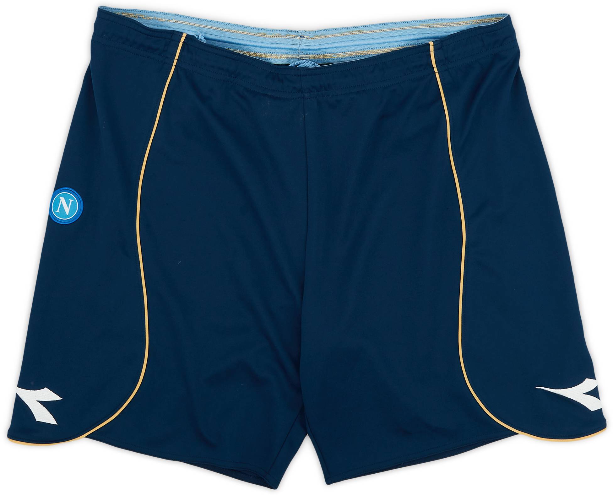 2008-09 Napoli Diadora Training Shorts - 8/10 - (XL)