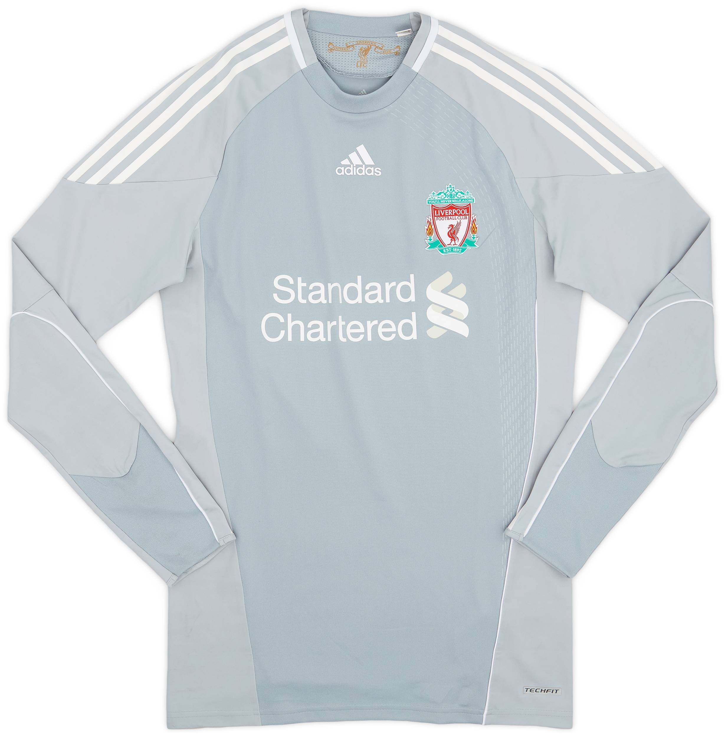 2010-12 Liverpool Player Issue TechFit GK Shirt - 7/10 - (XL)
